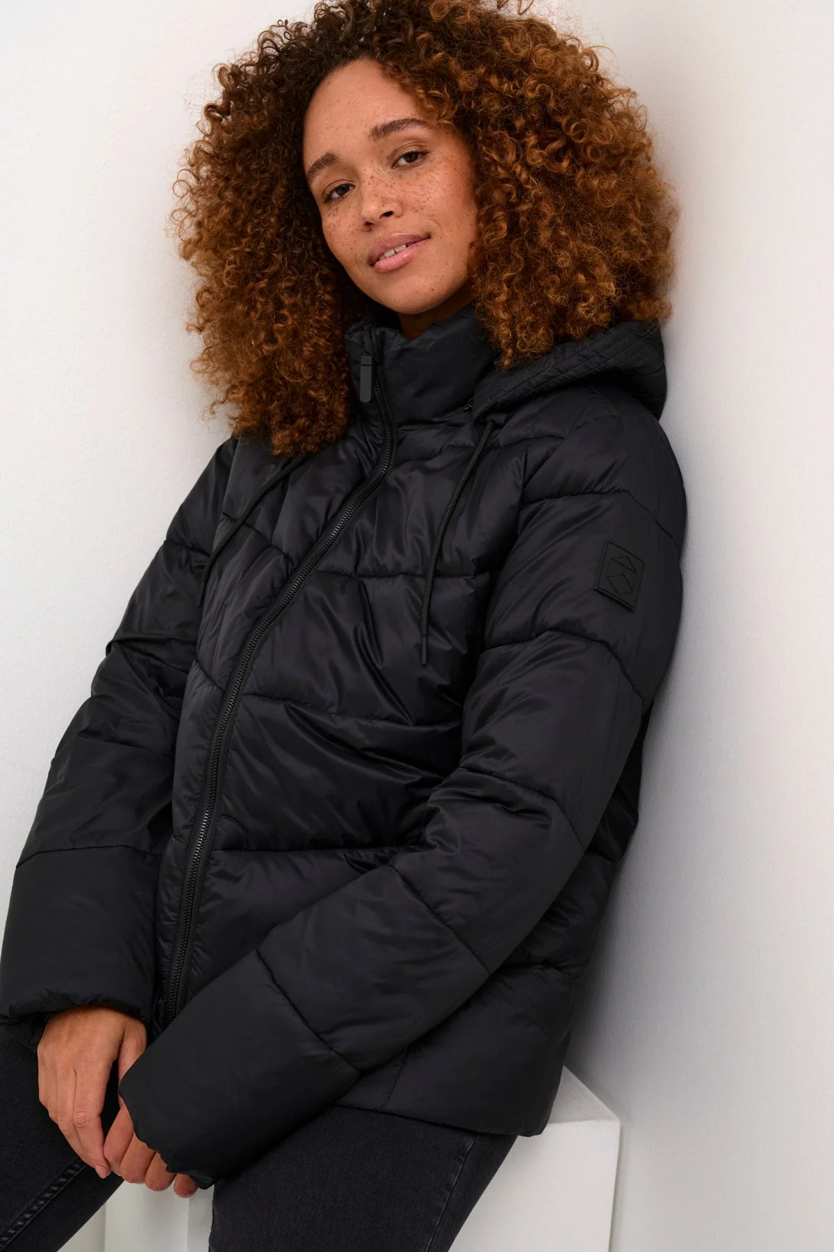 Susanne Puffer Jacket - Black Deep - Image 4