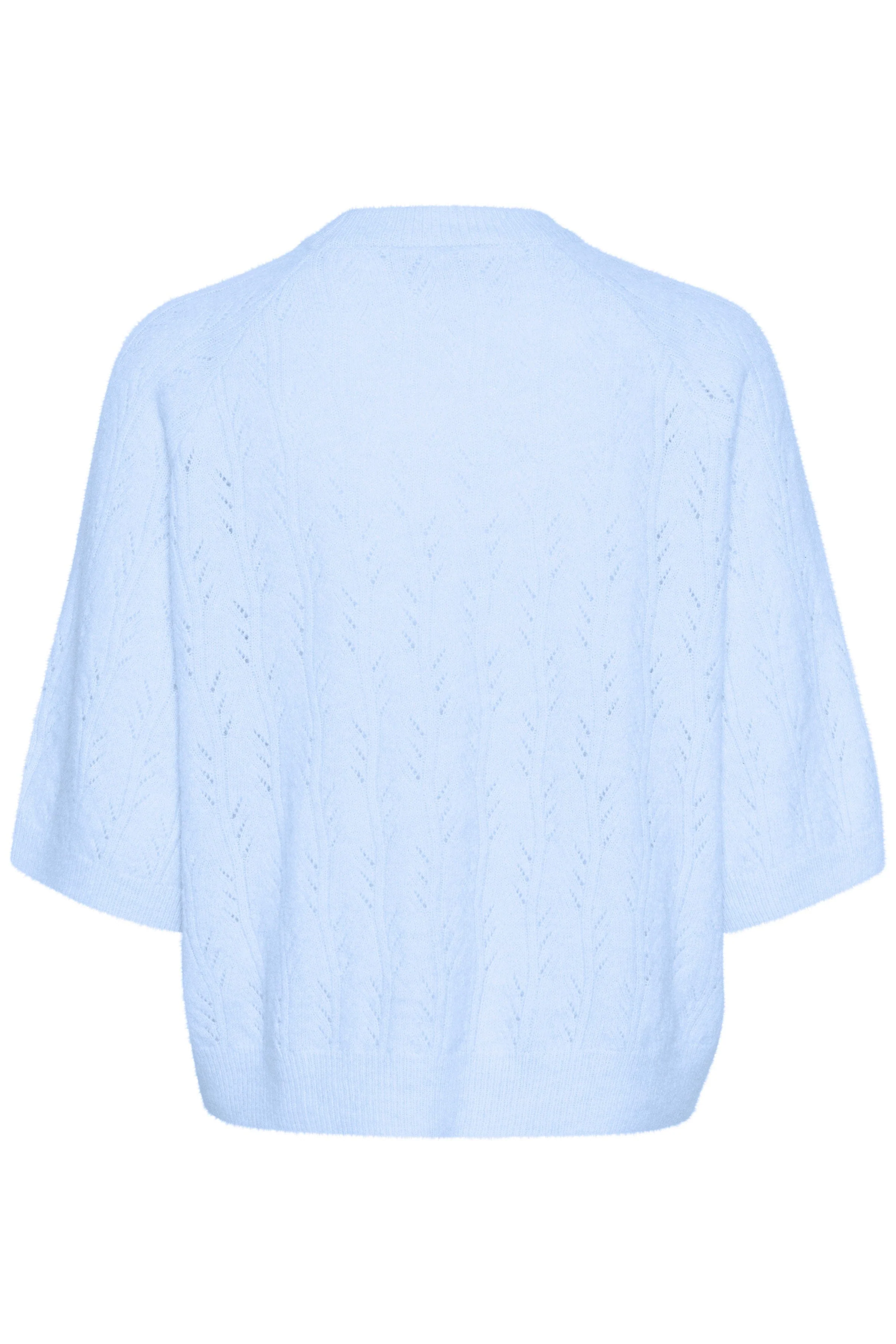 Tella Knitted Half Sleeve Jumper - Windsurfer Melange - Image 6