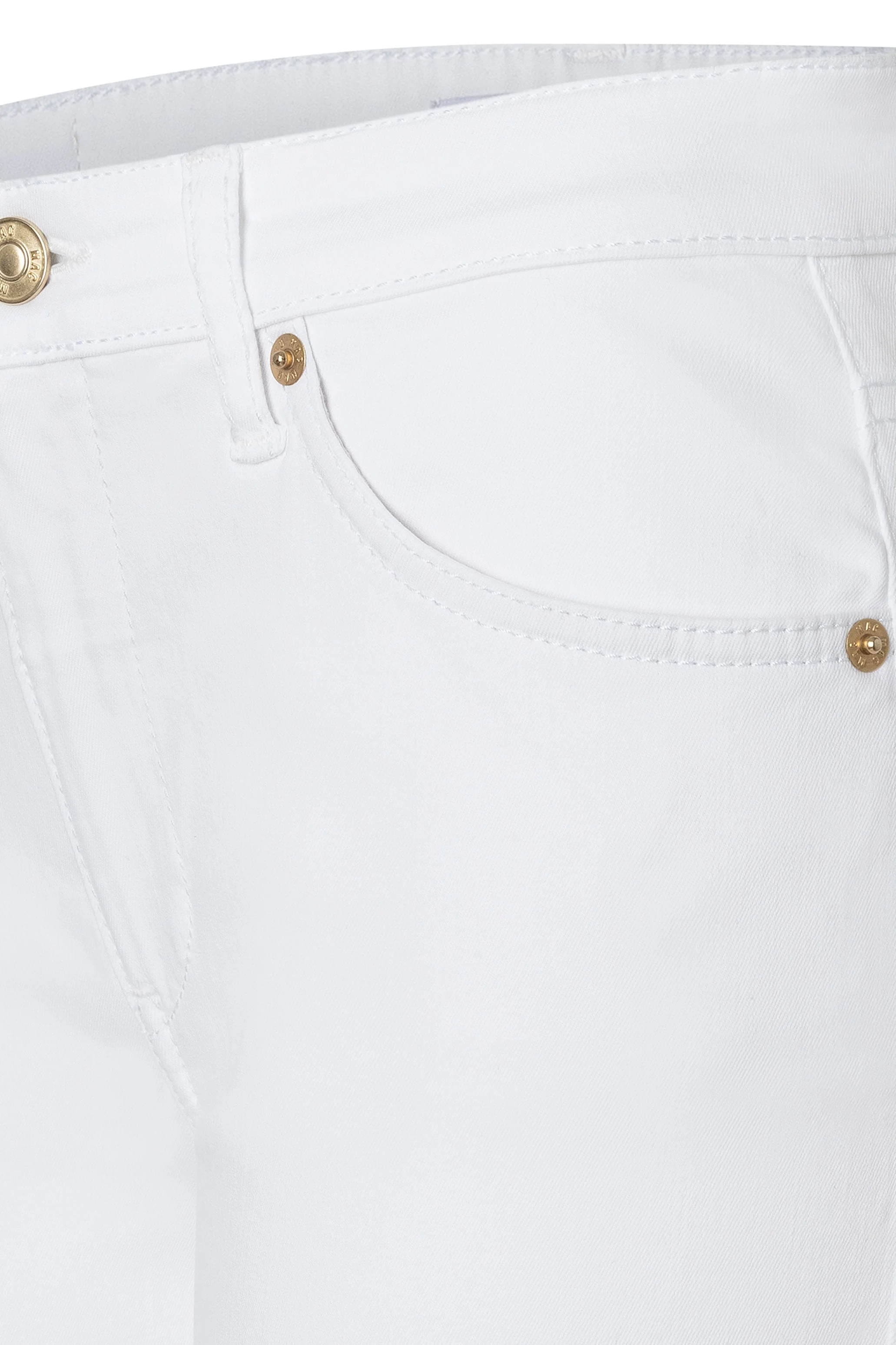 Light Weight Denim Culotte - White Denim - Image 4