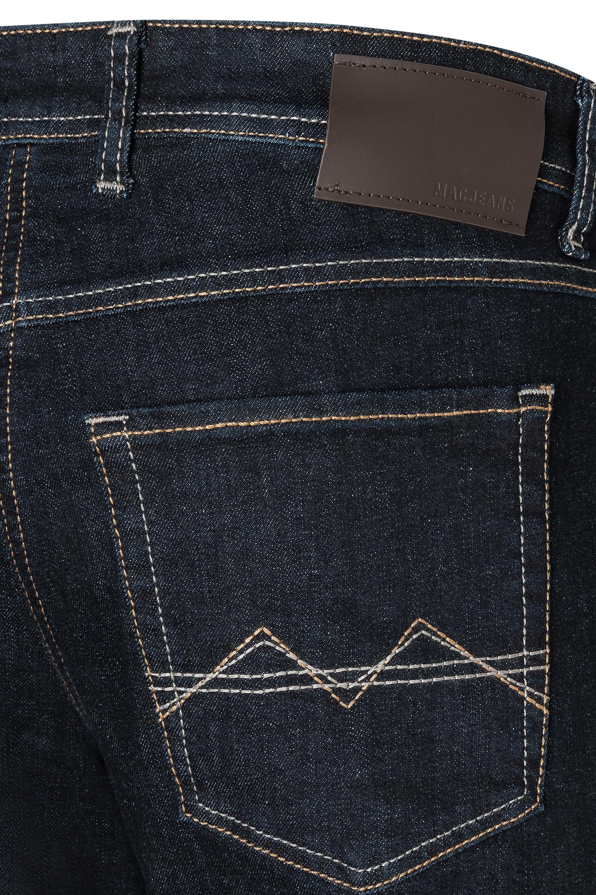 Men's Arne Stretch Jeans - Authentic Dark Blue - Image 4