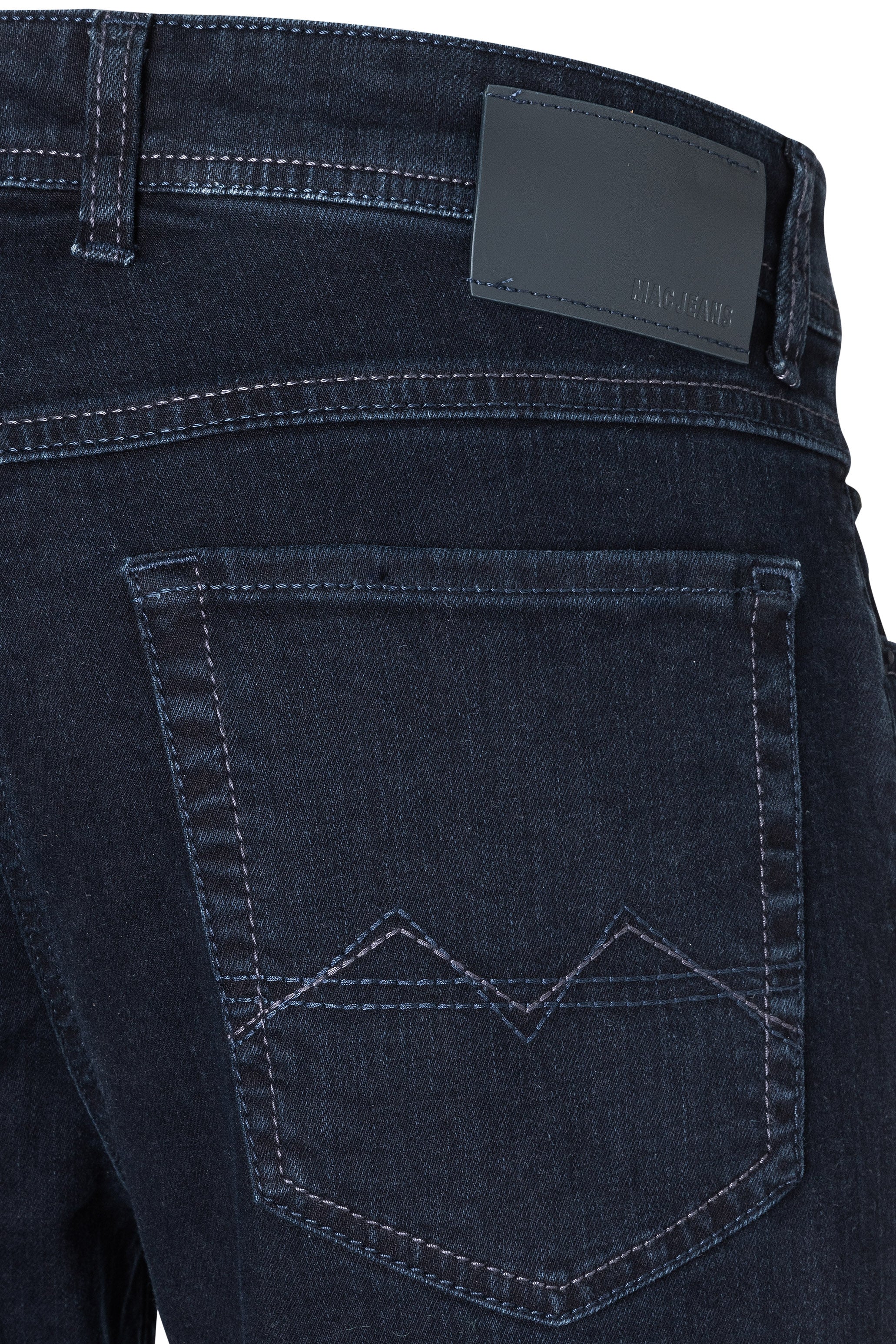 Men's Arne Stretch Jeans - Blue Black - Image 3