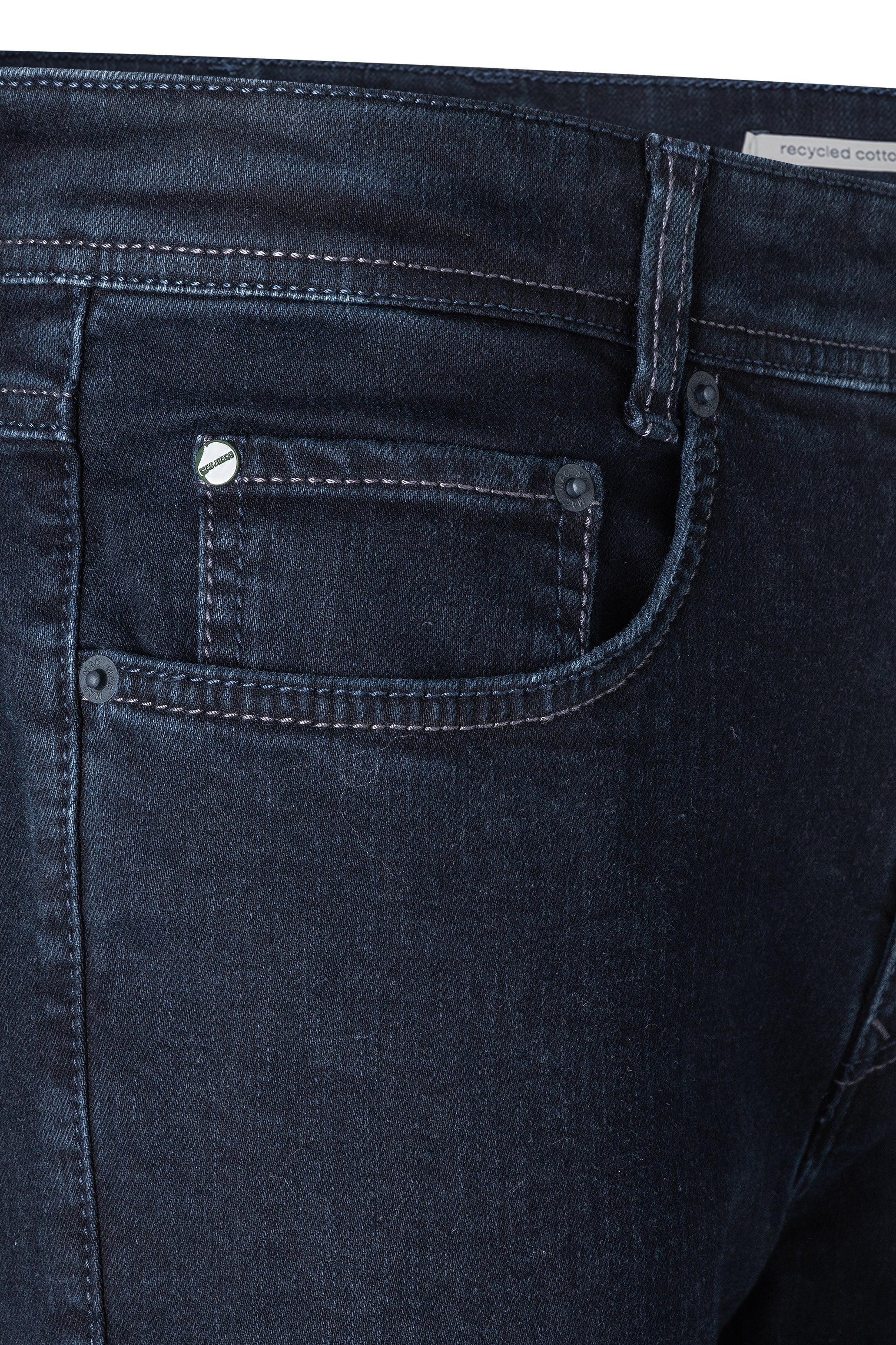 Men's Arne Stretch Jeans - Blue Black - Image 4