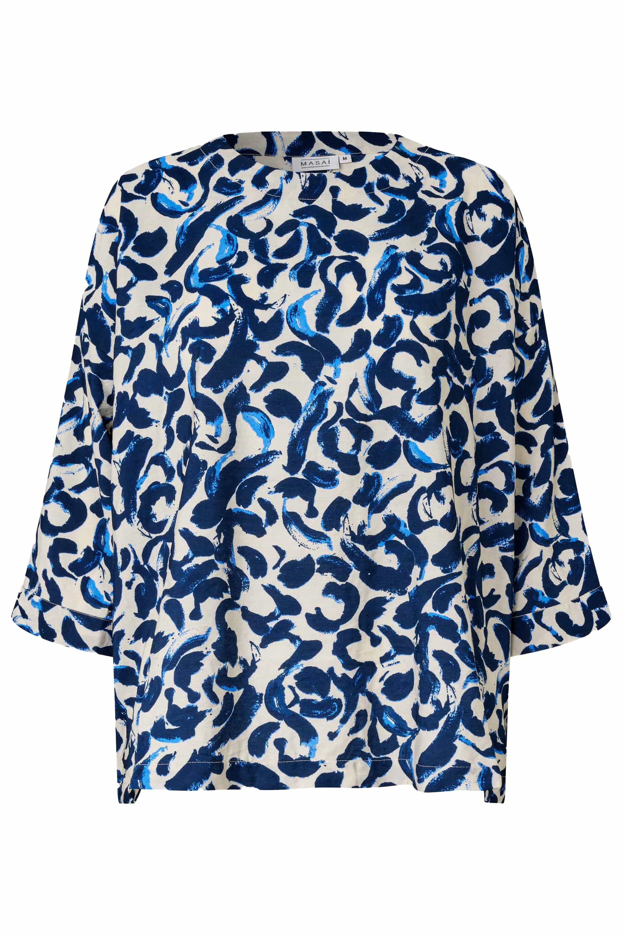 Becca Printed Top - Ultramarine