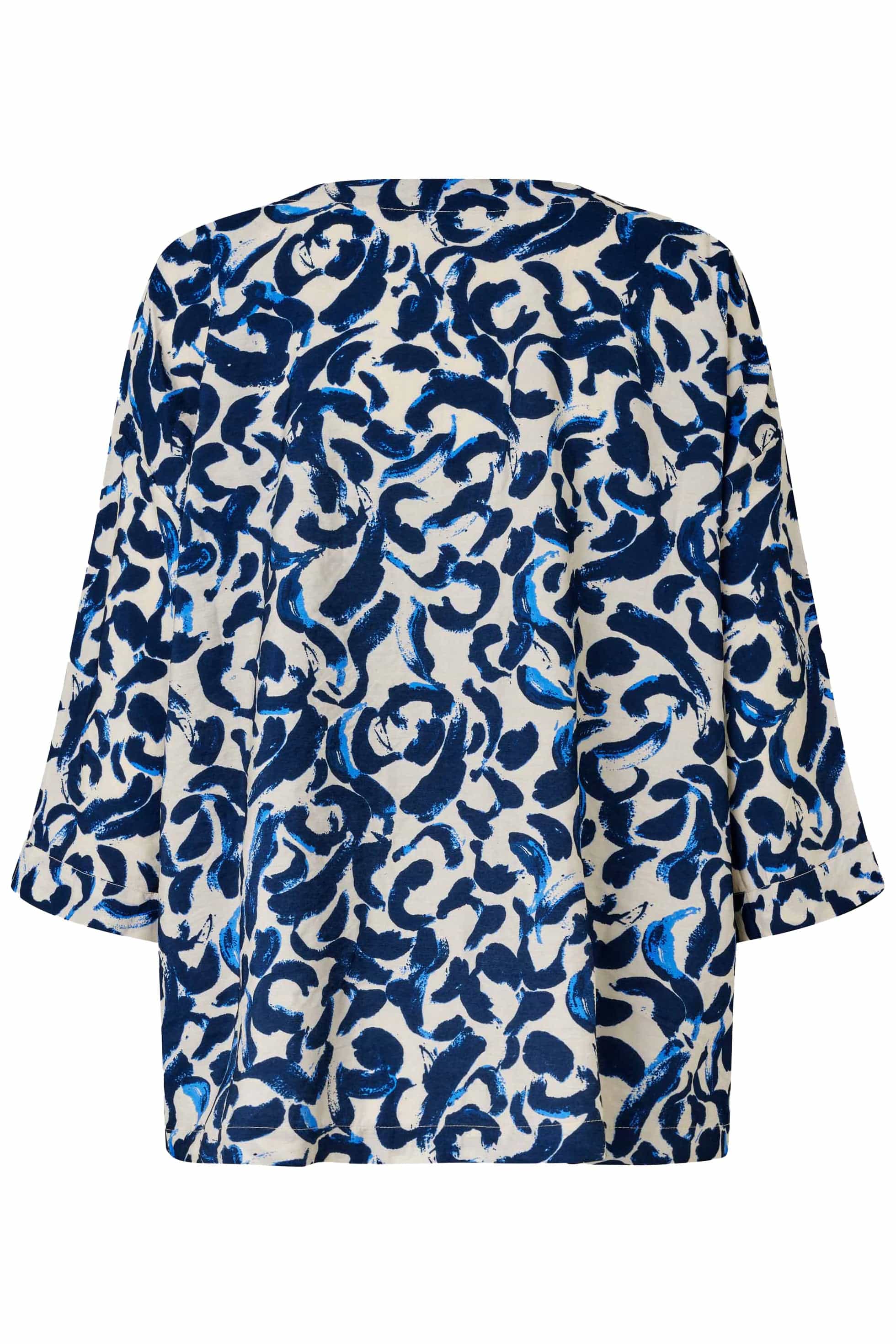 Becca Printed Top - Ultramarine - Image 2