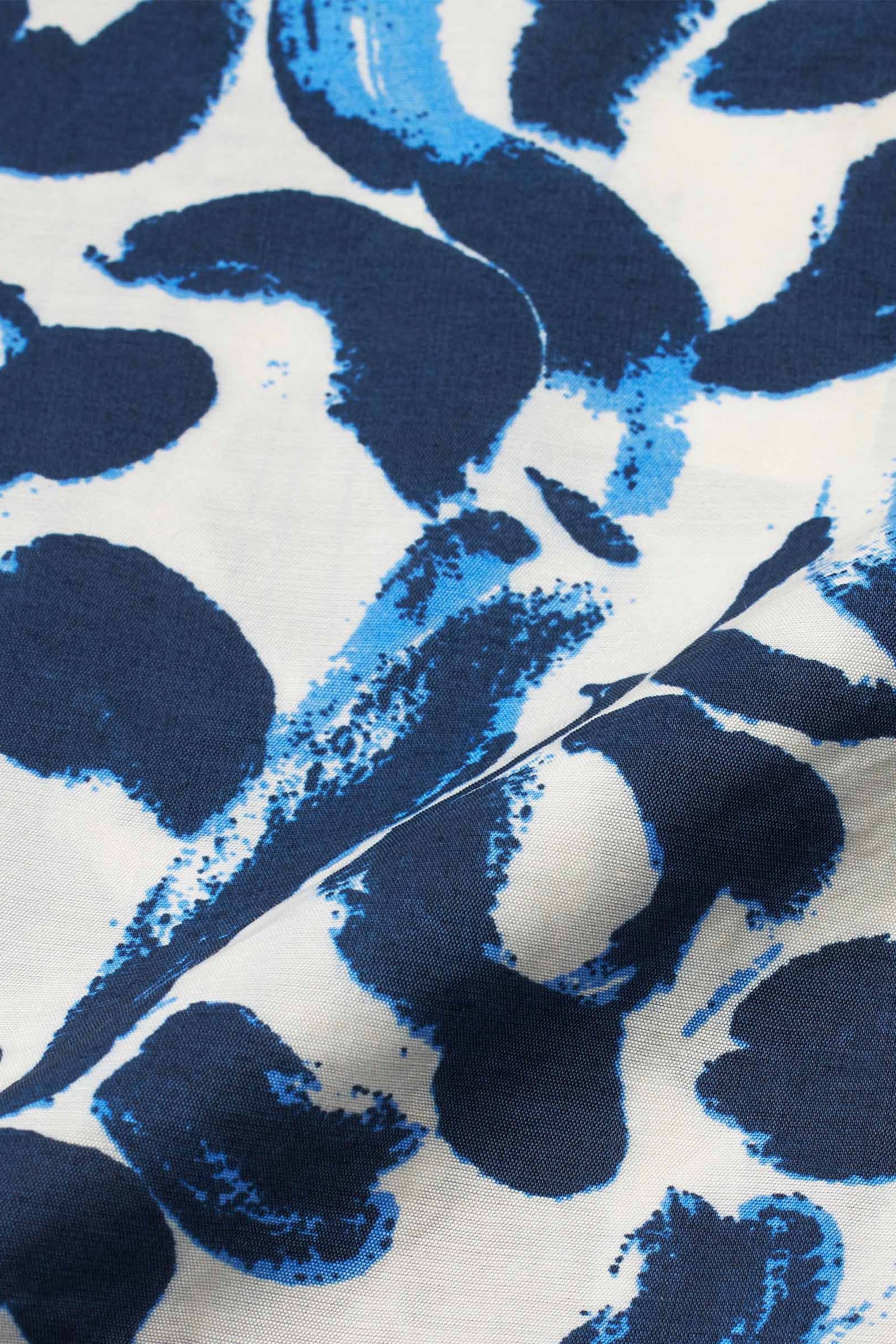 Becca Printed Top - Ultramarine - Image 3