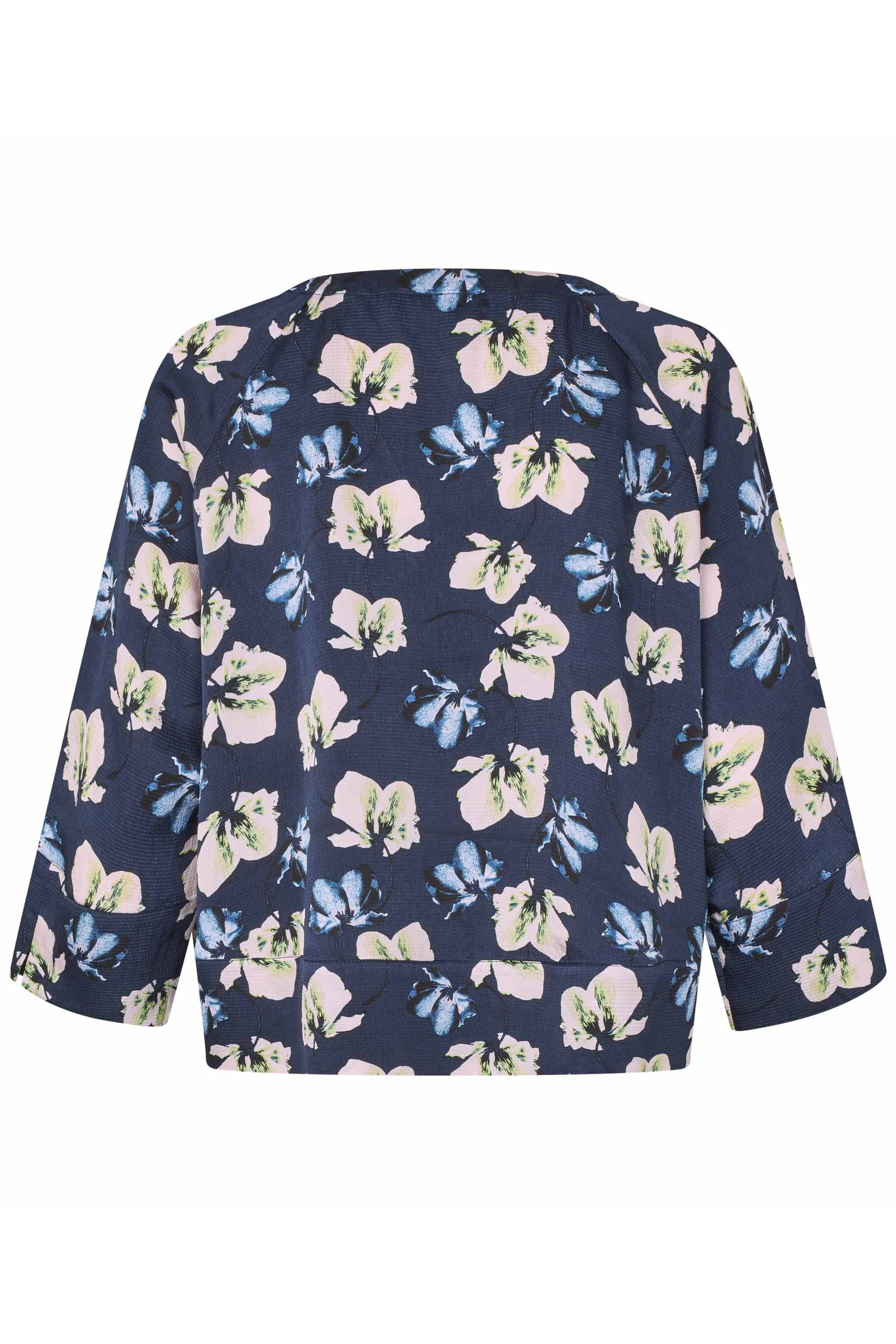Benika 3/4 Sleeve Blouse - Navy Blazer - Image 13