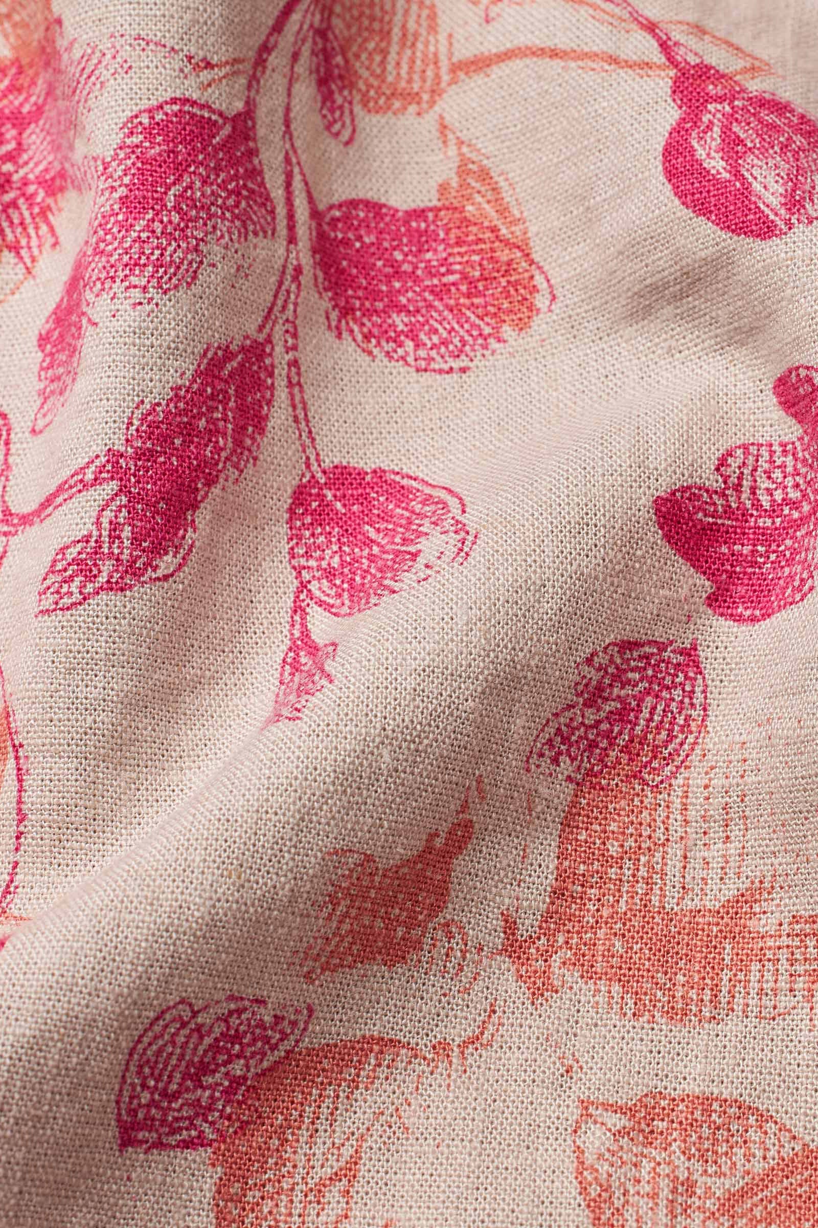 Degana Floral Top - Carmine - Image 3