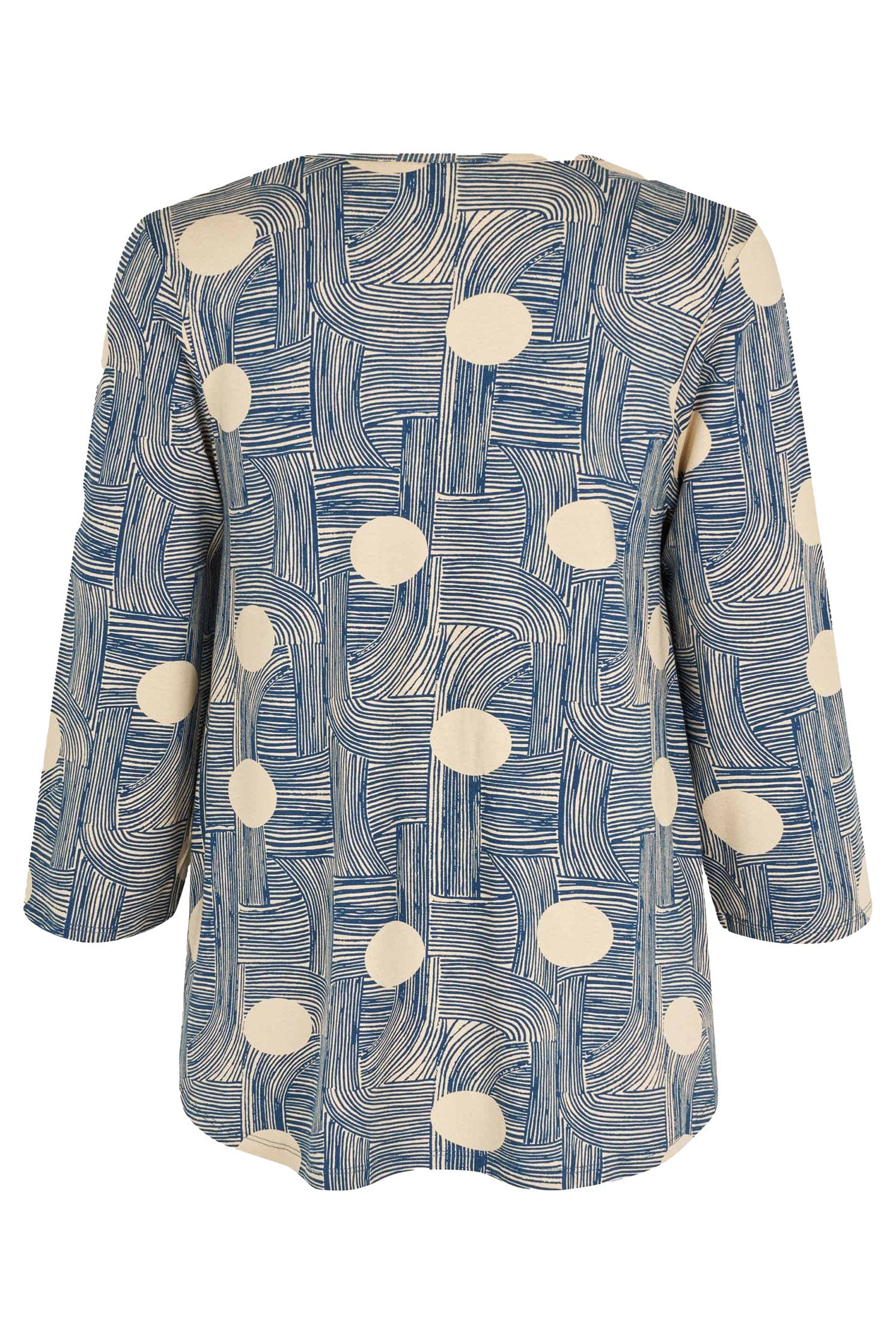 Devami Printed Top - Sargasso Sea - Image 2