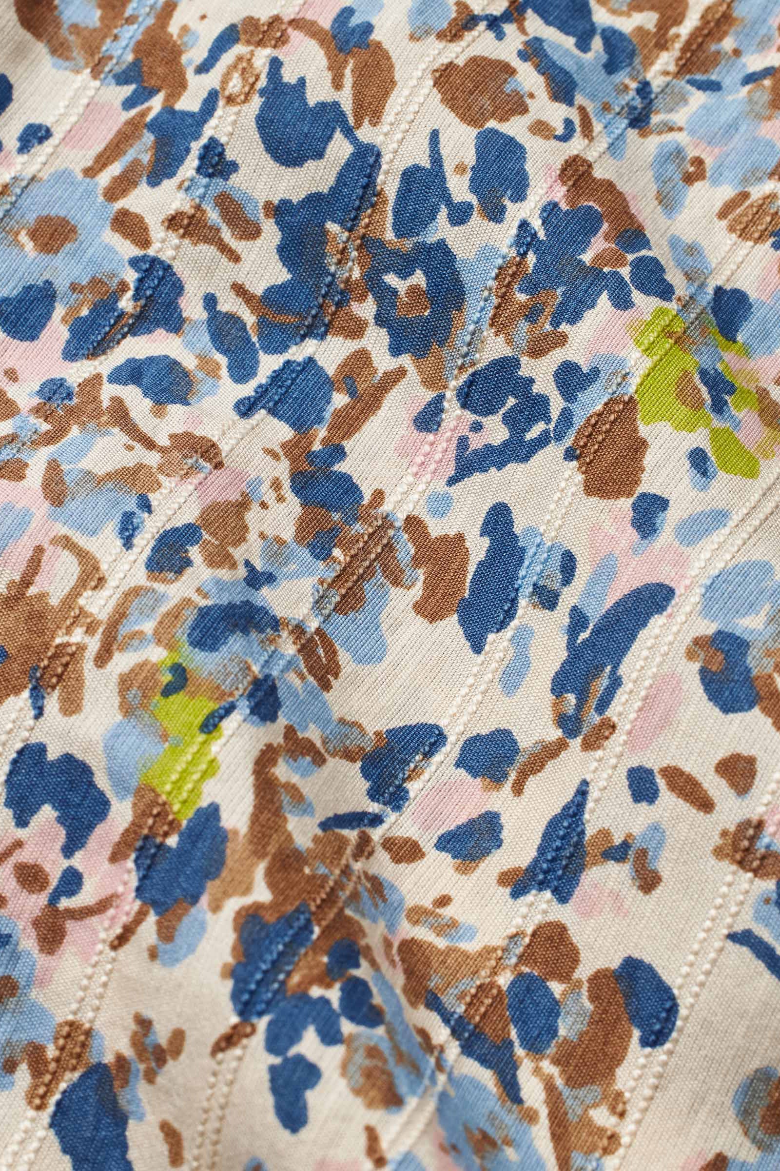 Dionelle Floral Detail Blouse - Placid Blue - Image 6