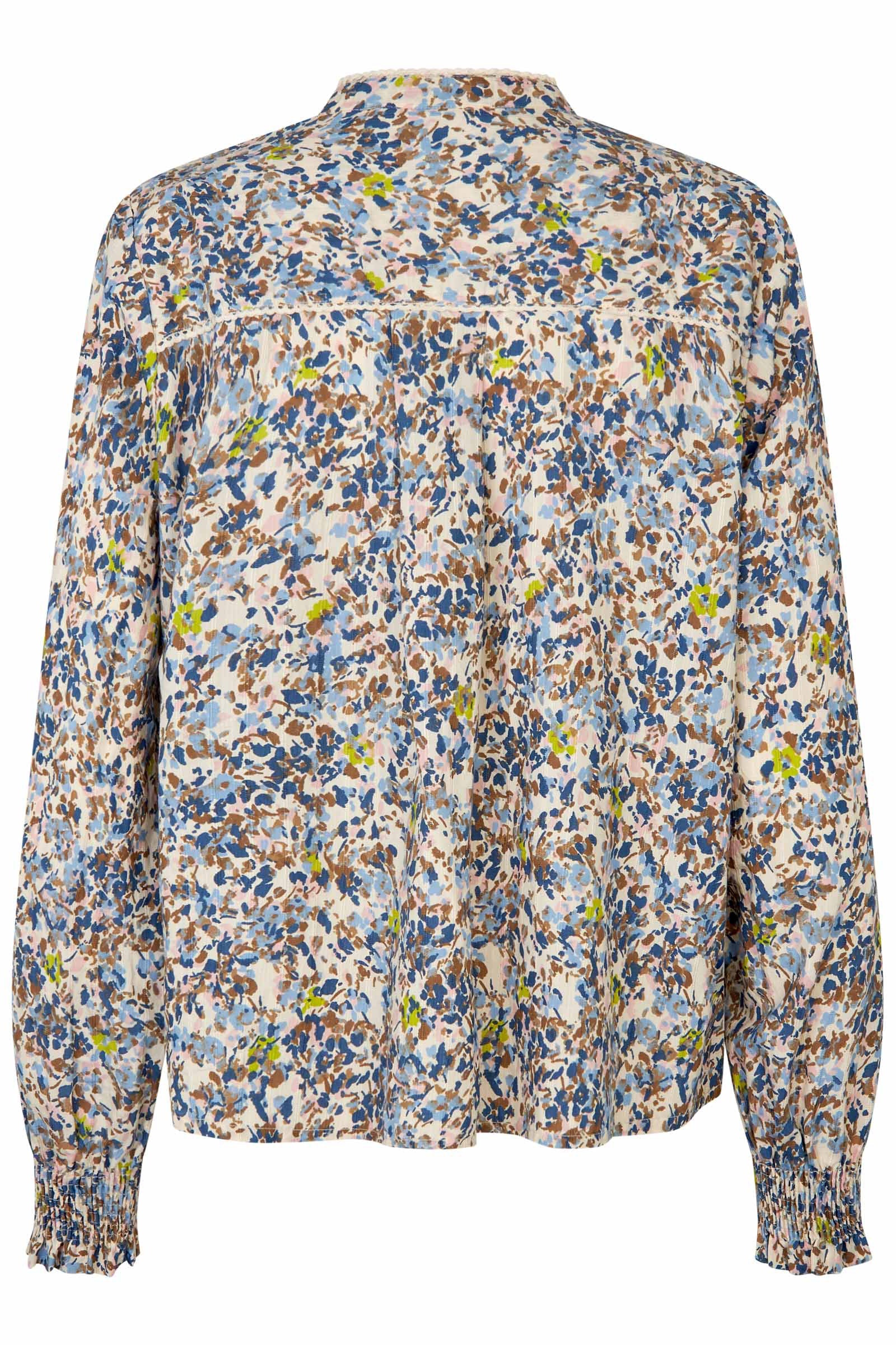 Dionelle Floral Detail Blouse - Placid Blue - Image 7