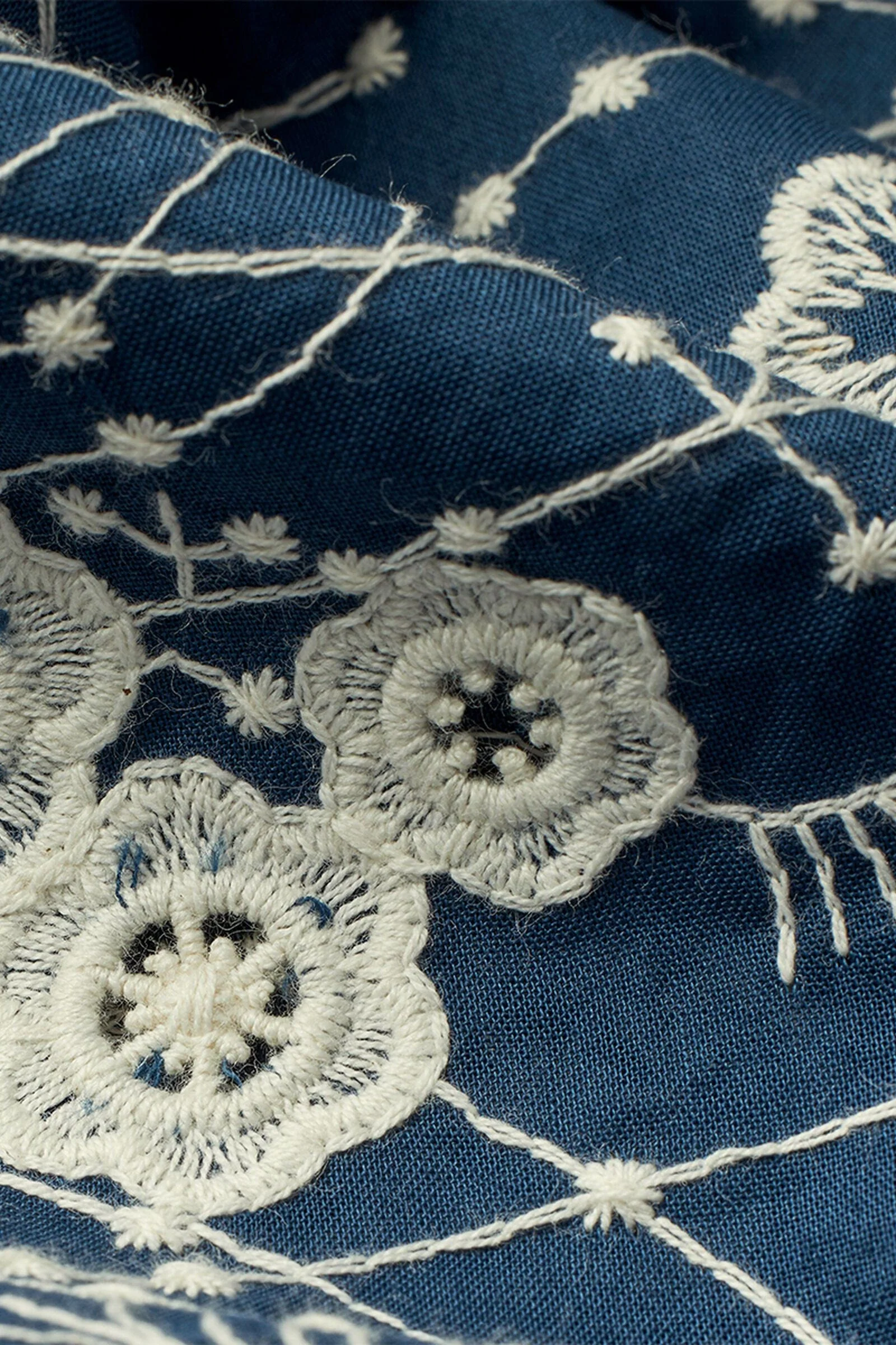 Dixie Embroidered Blouse - Sargasso Sea - Image 6