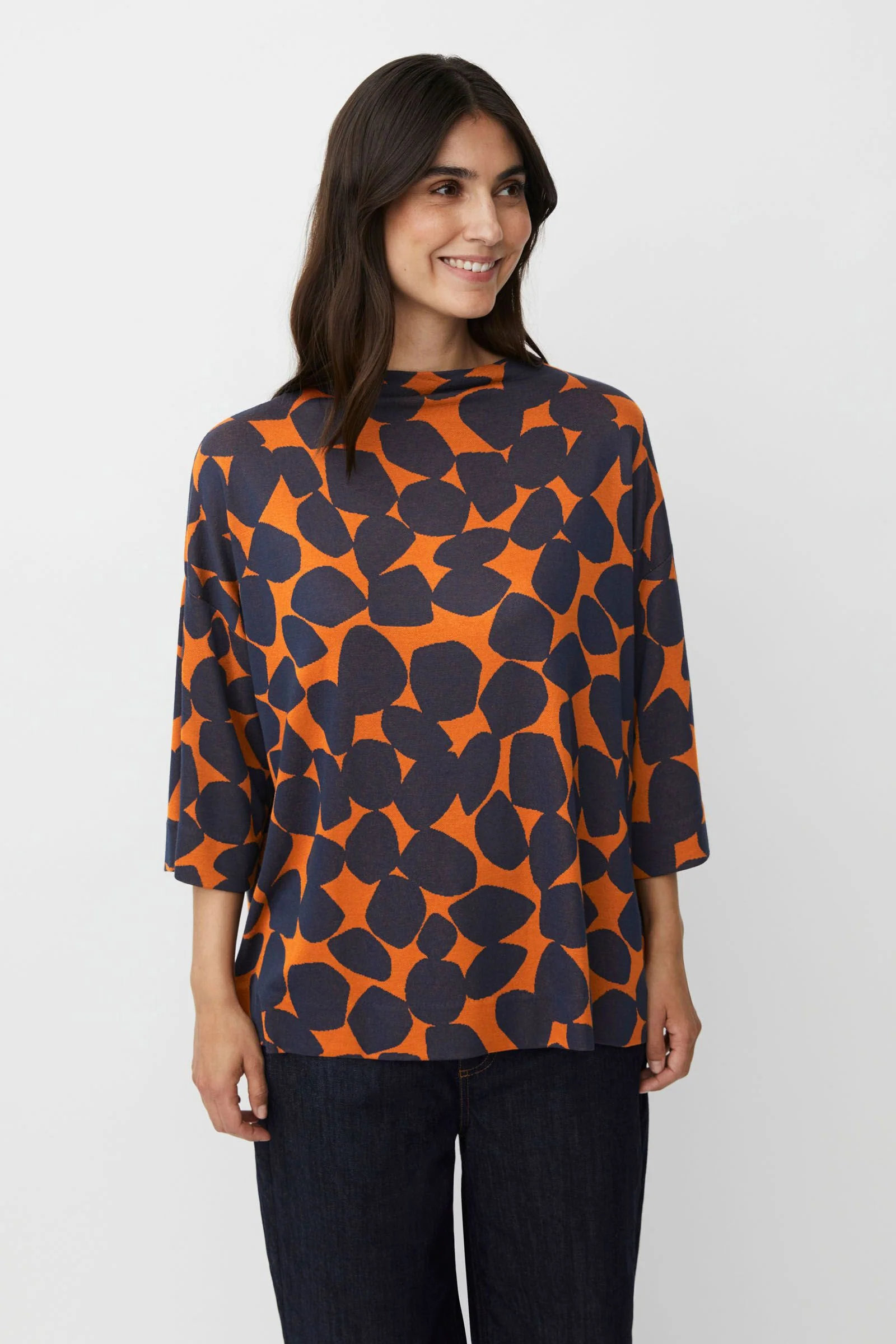 Dovira Jersey Top - Autumnal - Image 2