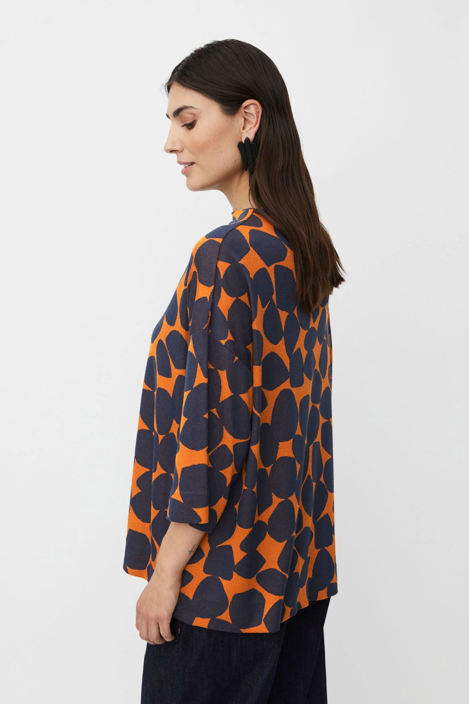 Dovira Jersey Top - Autumnal - Image 3