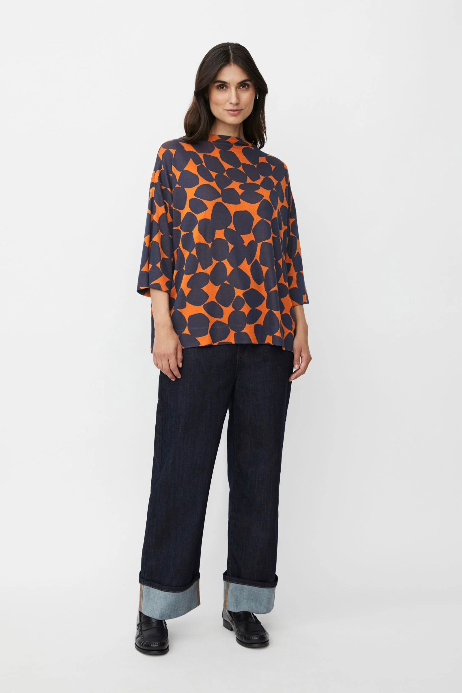 Dovira Jersey Top - Autumnal - Image 5