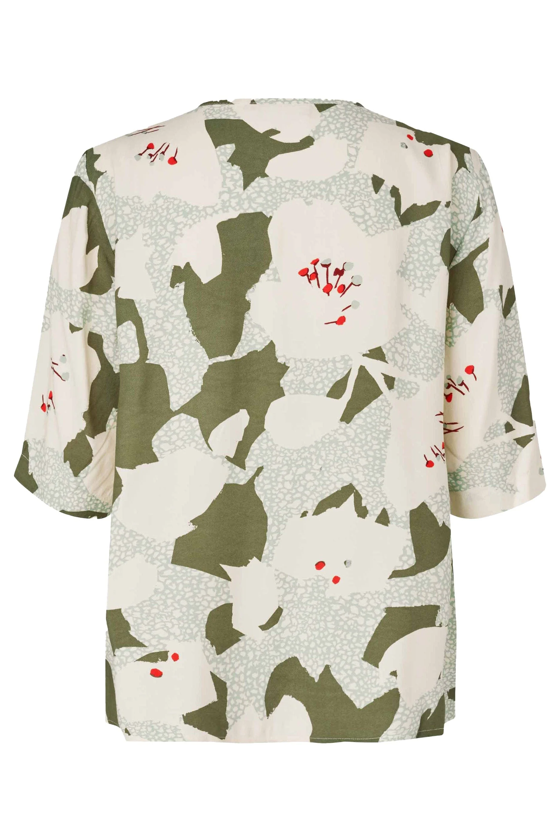 Dusya Printed Top - Frosty Green - Image 2