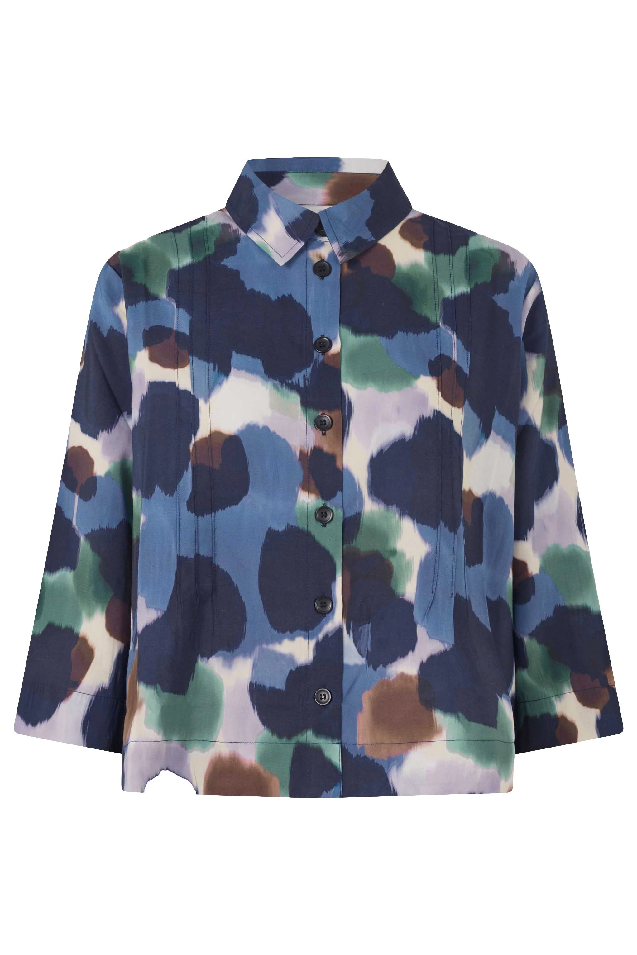 Ibilisan Printed Shirt - Navy Blazer