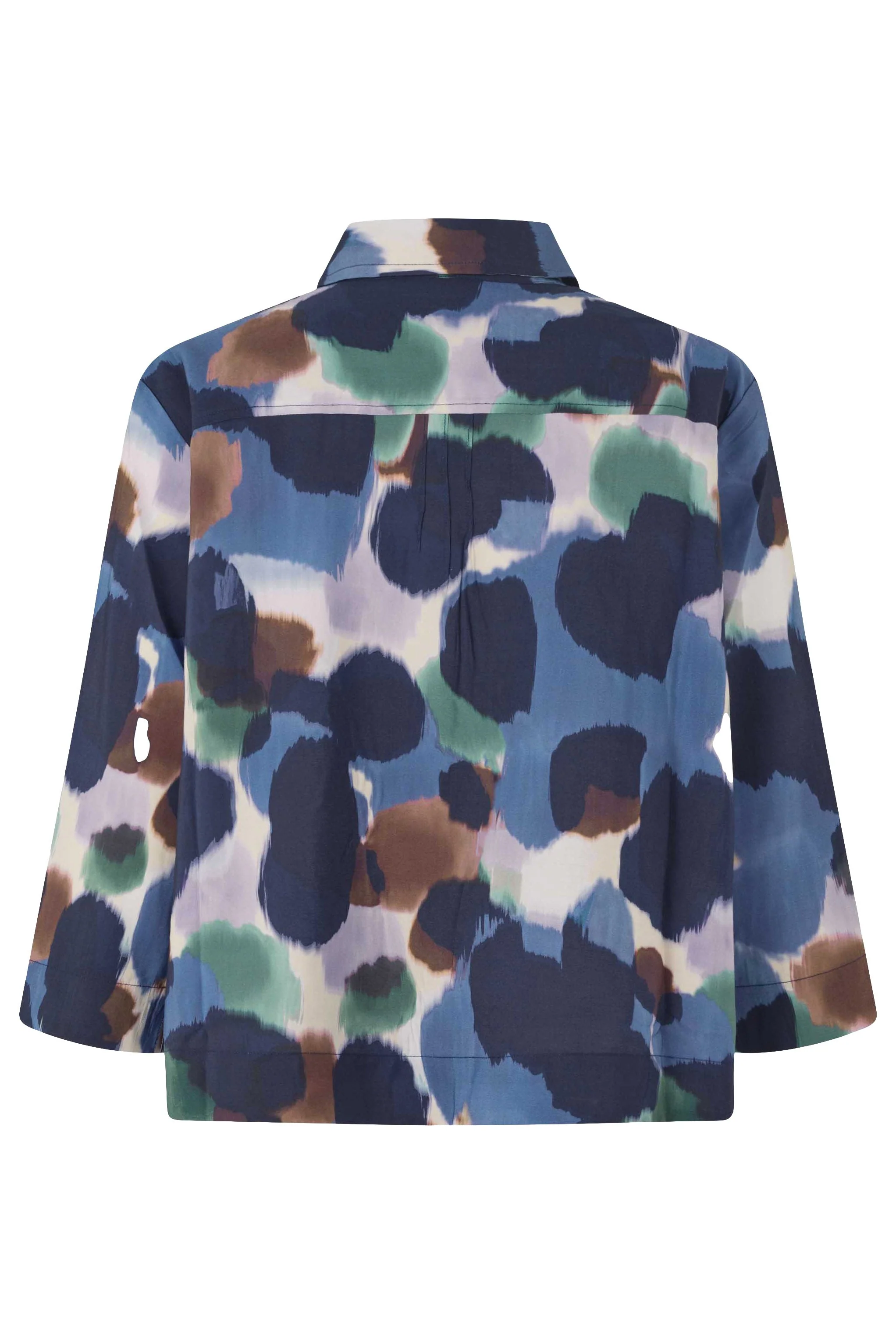 Ibilisan Printed Shirt - Navy Blazer - Image 7