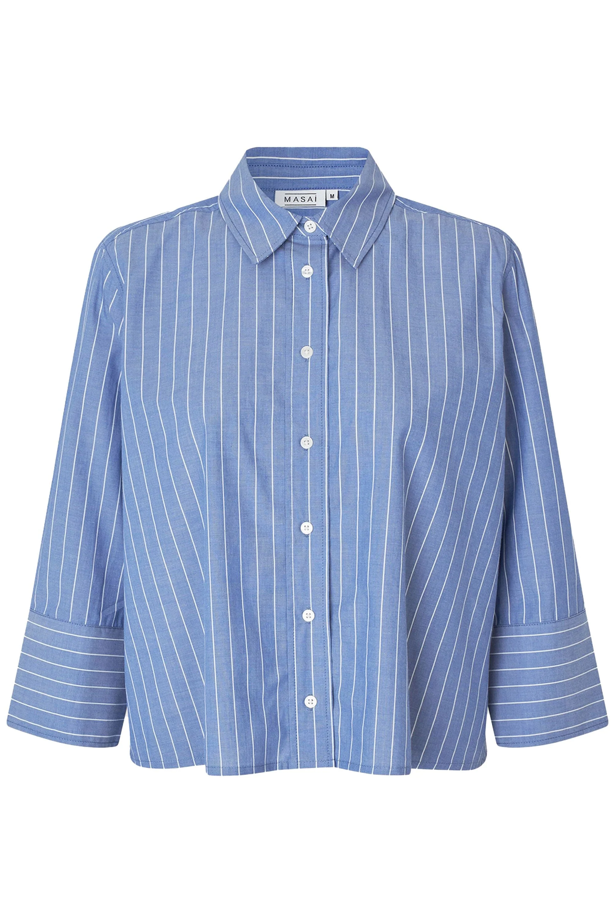 Ilonka Stripe Shirt - Sargasso Sea