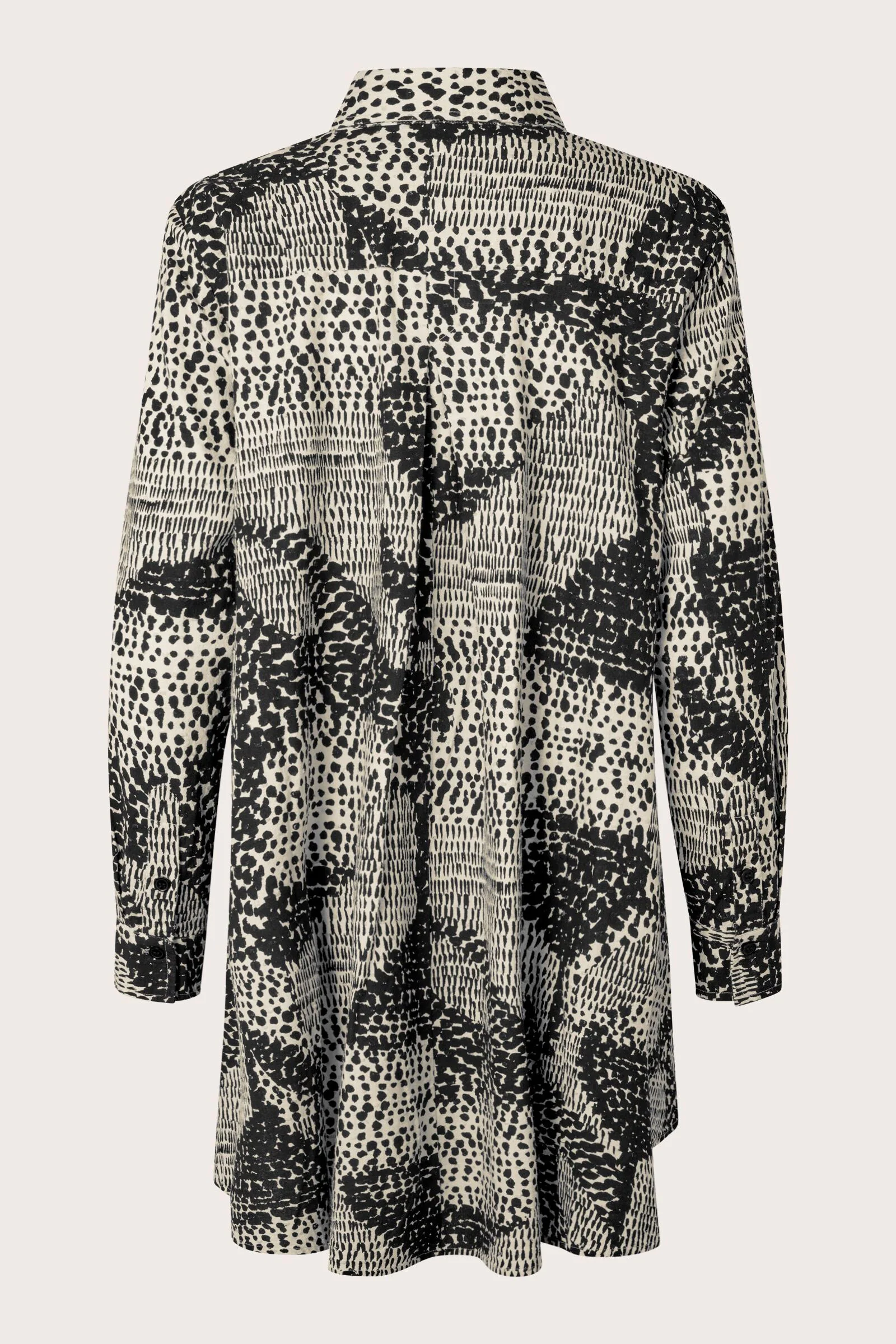 Ingebeth Printed Cotton Shirt - Black - Image 6