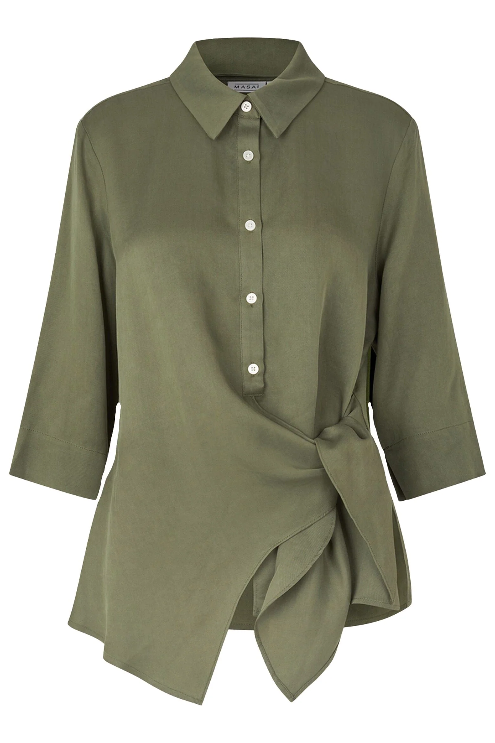 Isalena Shirt - Dark Lichen Green