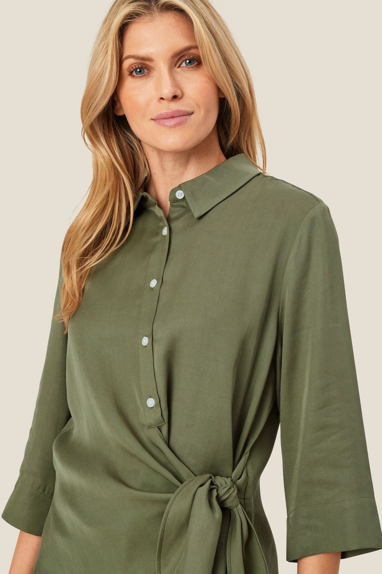 Isalena Shirt - Dark Lichen Green - Image 4