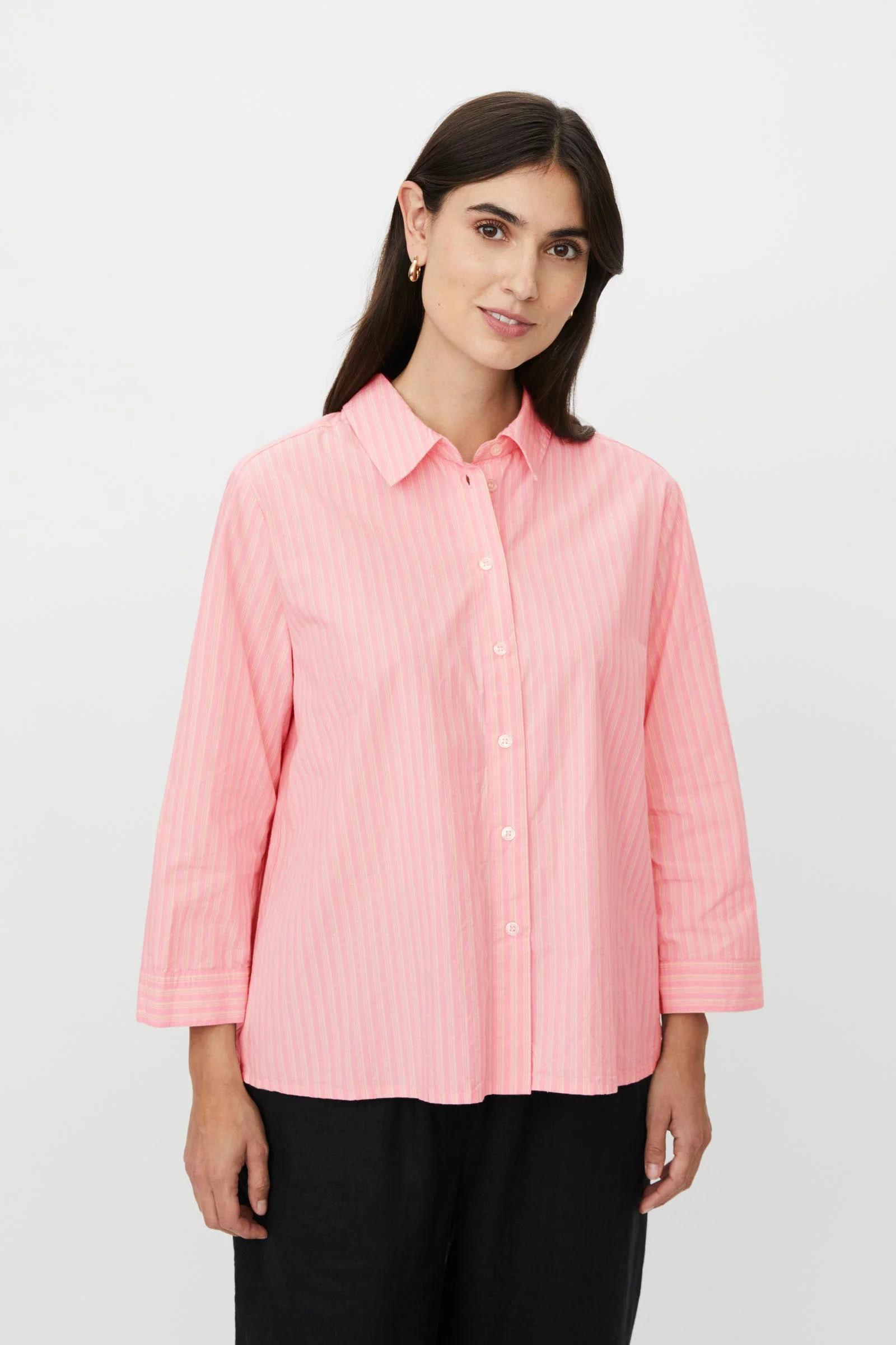 Isalina 3/4 Sleeve Shirt - Rosebloom - Image 2