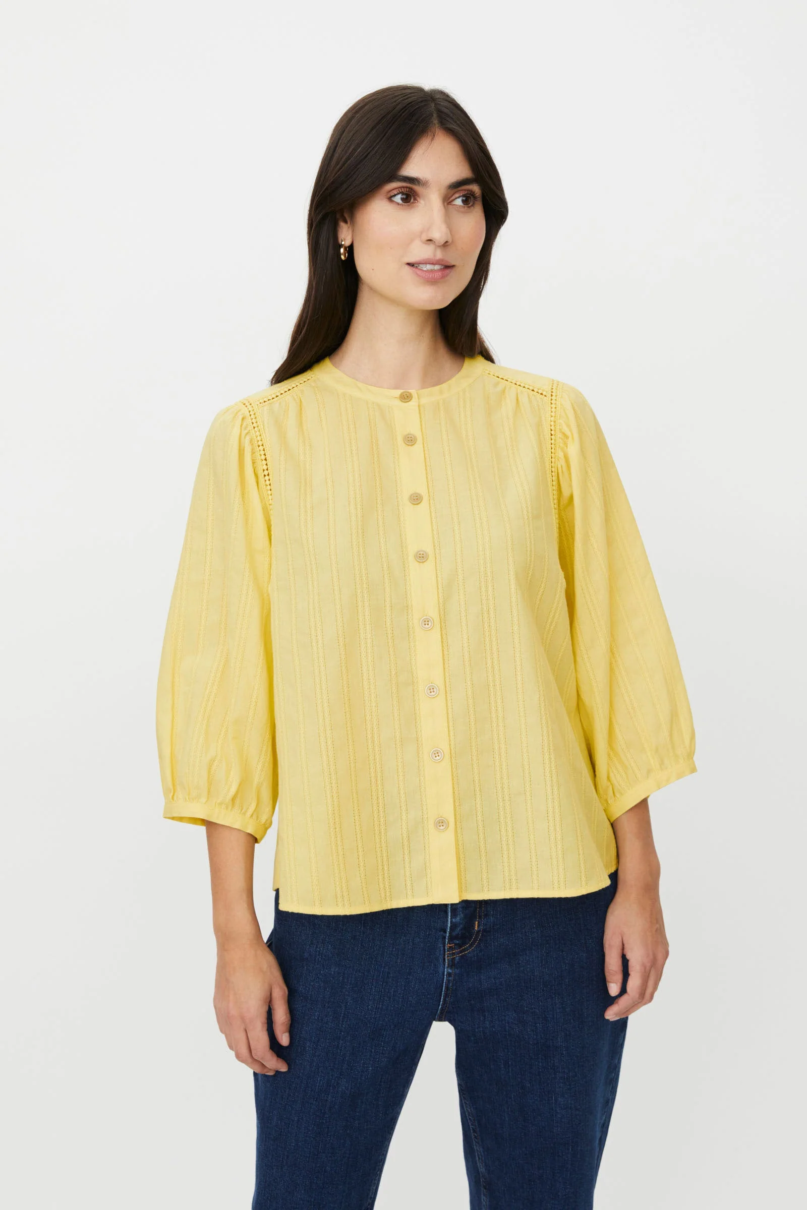 Ithara 3/4 Sleeve Shirt - Lemonade - Image 2