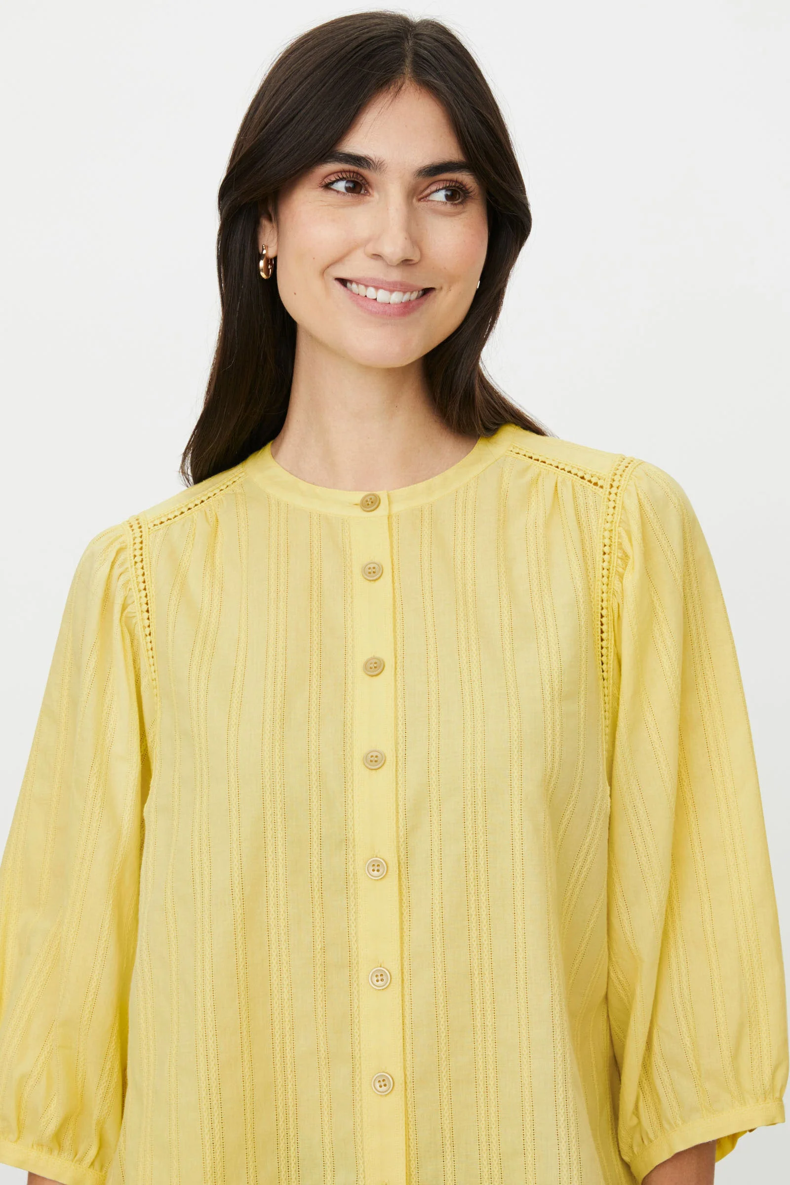 Ithara 3/4 Sleeve Shirt - Lemonade - Image 3