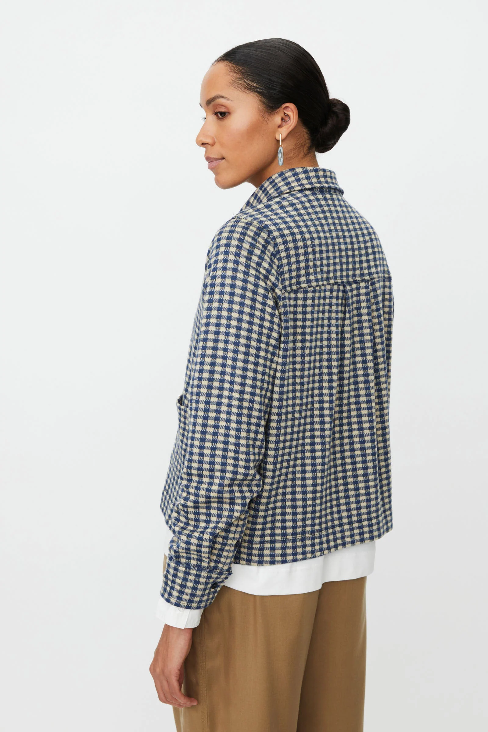 Ivendra Check Shacket - Incense - Image 4