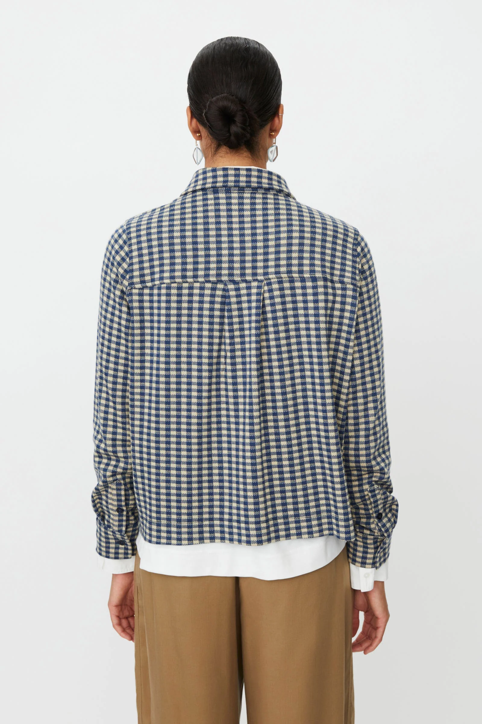 Ivendra Check Shacket - Incense - Image 5