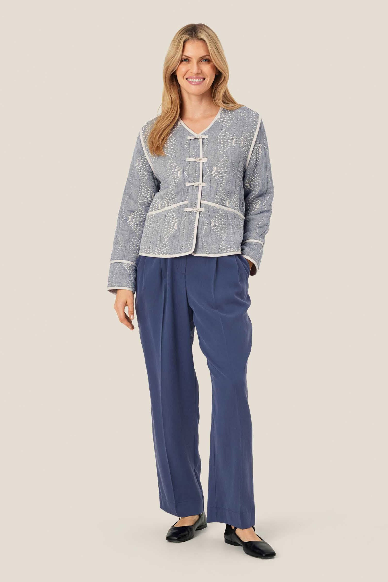 Jeine Cotton Jacket - Sargasso Melange - Image 6