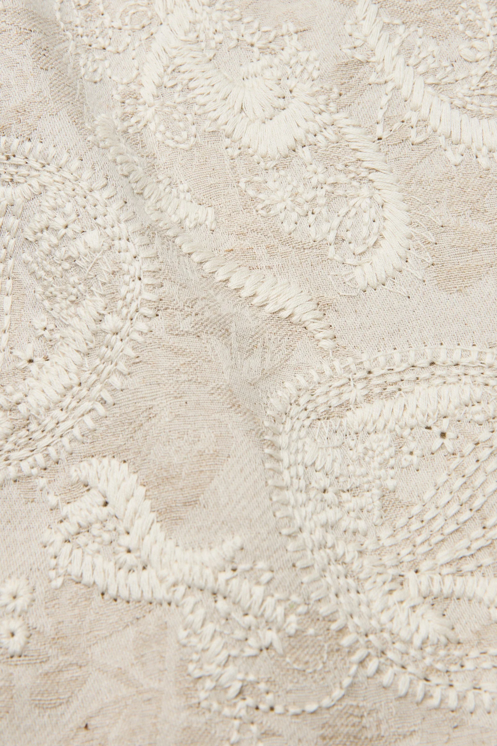 Jovalyne Embroidered Jacket - Natural - Image 3