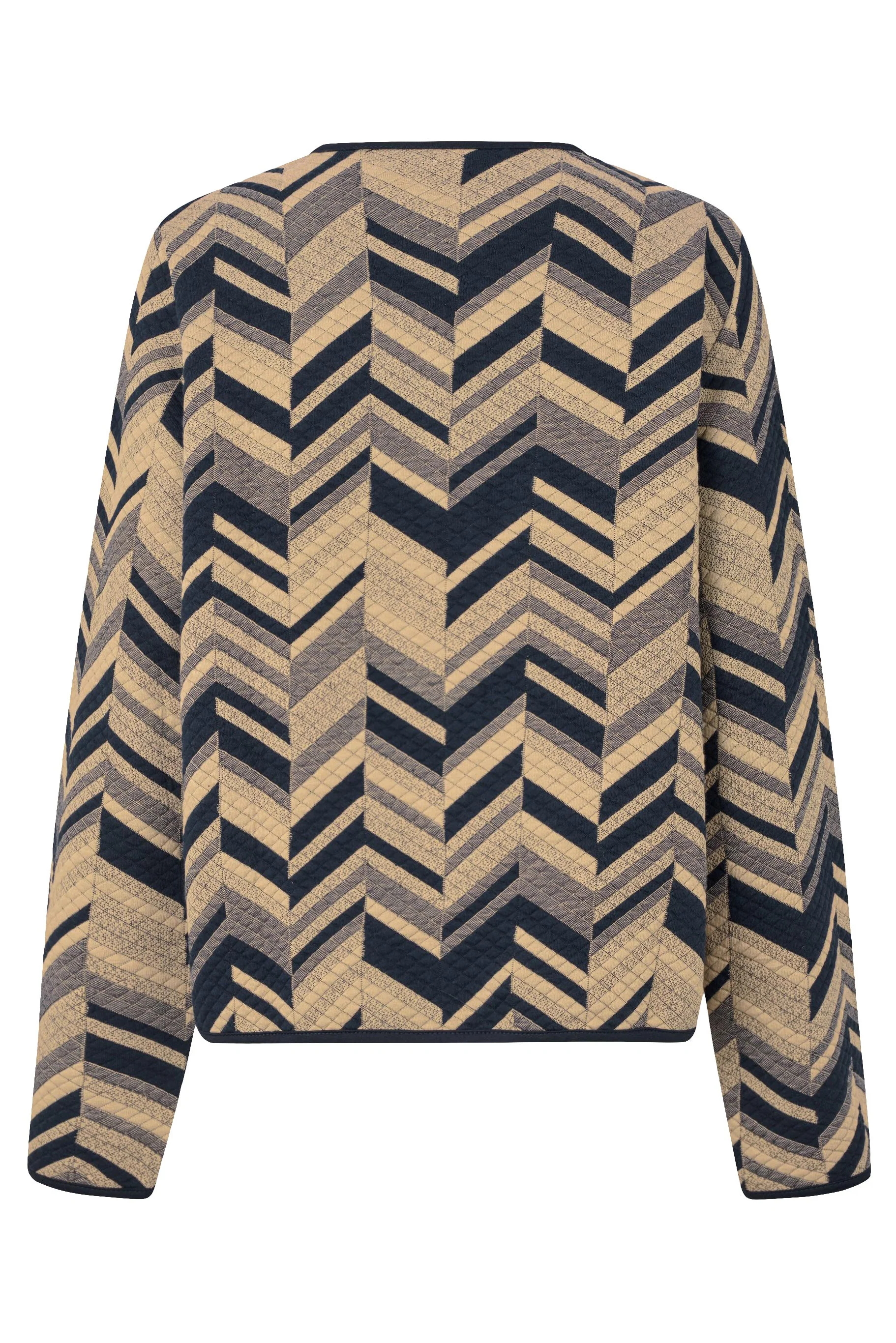 Juanta Quilted Jersey Jacket - Travertine - Image 7