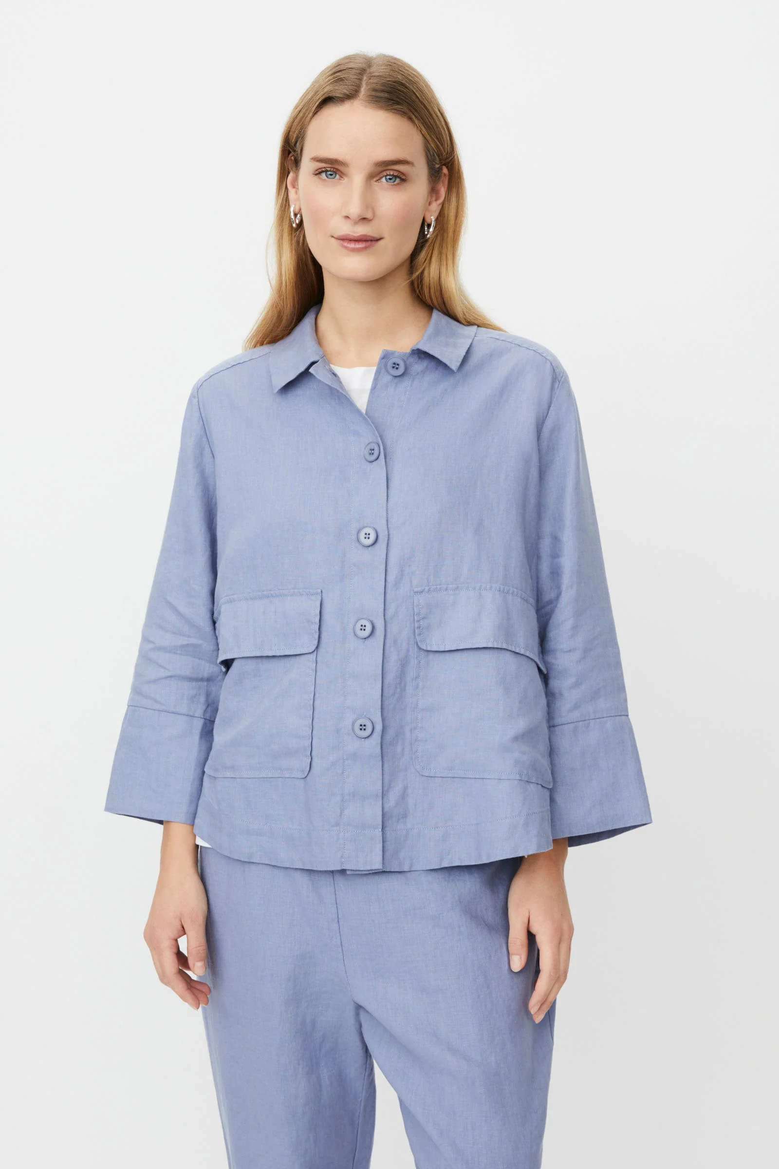 Jurelle 3/4 Sleeve Jacket - Stonewash - Image 2