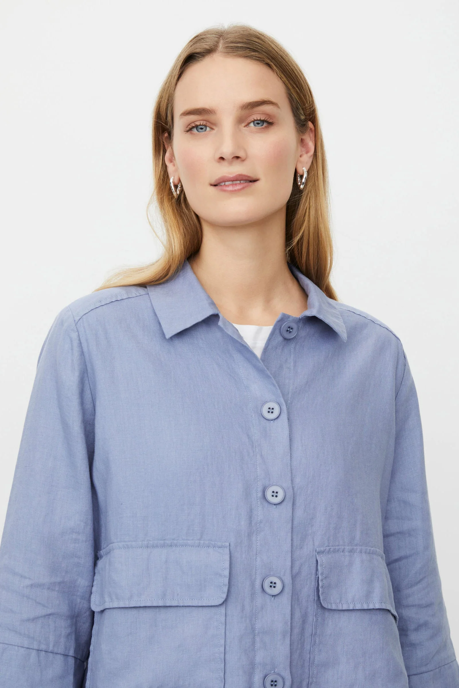Jurelle 3/4 Sleeve Jacket - Stonewash - Image 4