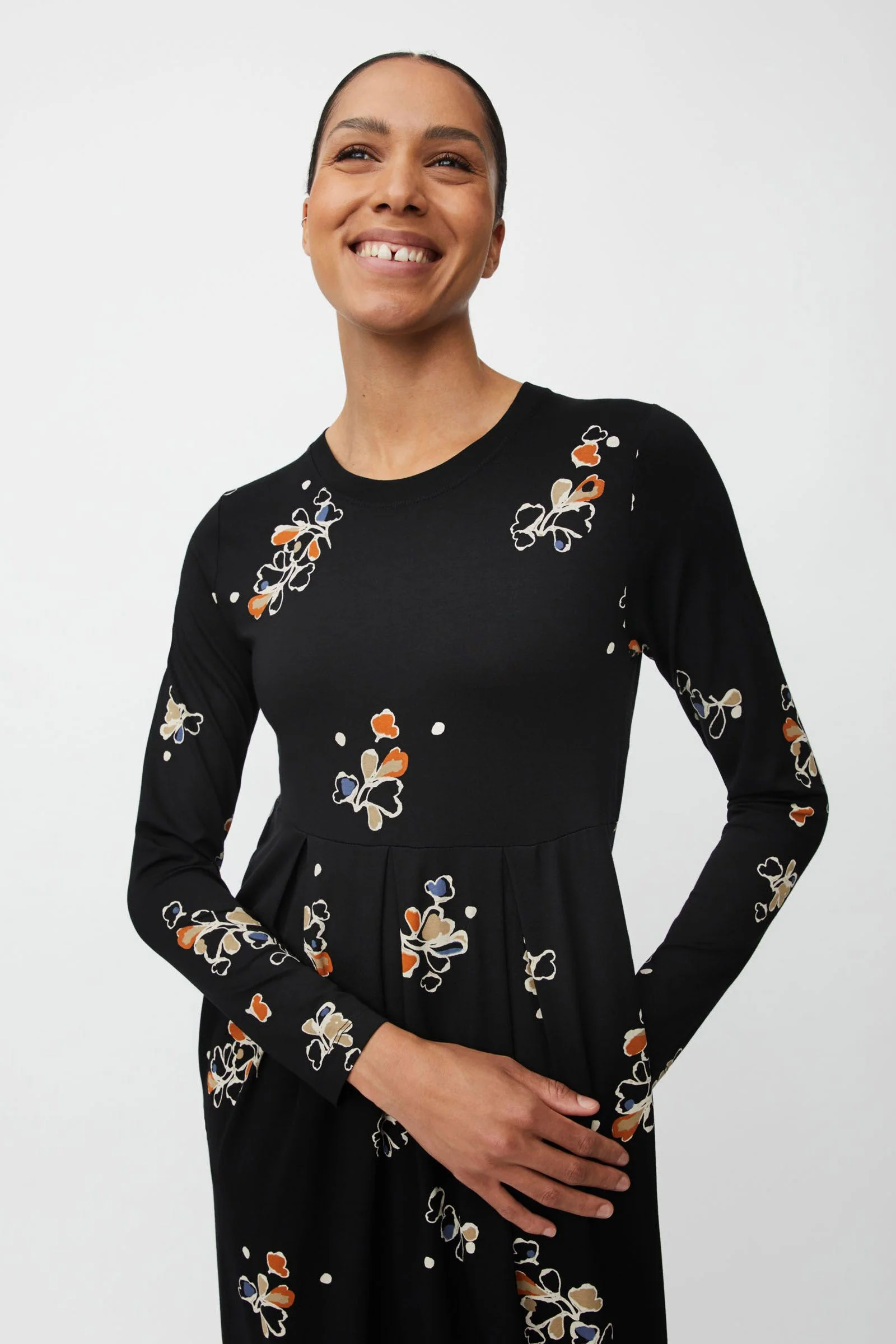Namo Jersey Dress - Autumnal - Image 4
