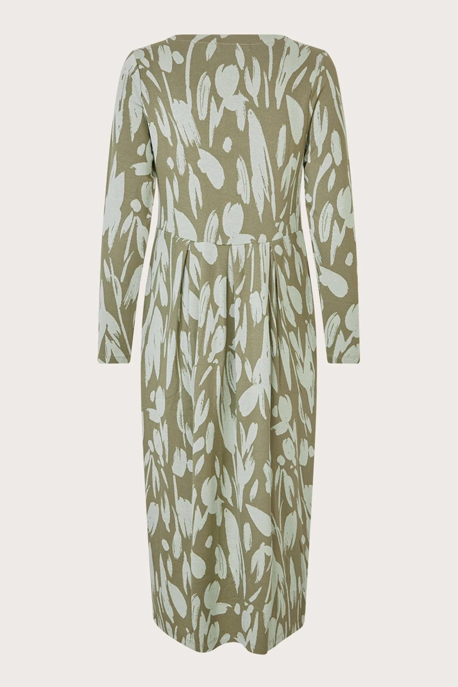Nilana Printed Jersey Midi Dress - Frosty Green - Image 6