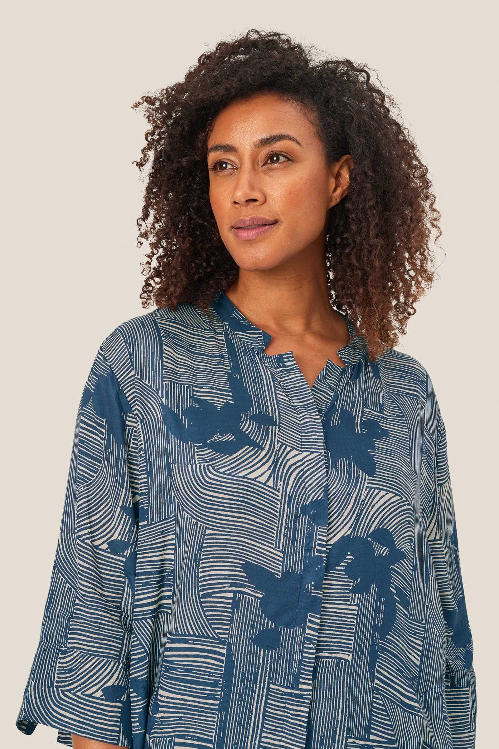 Nimes Printed Dress - Sargasso Sea - Image 5