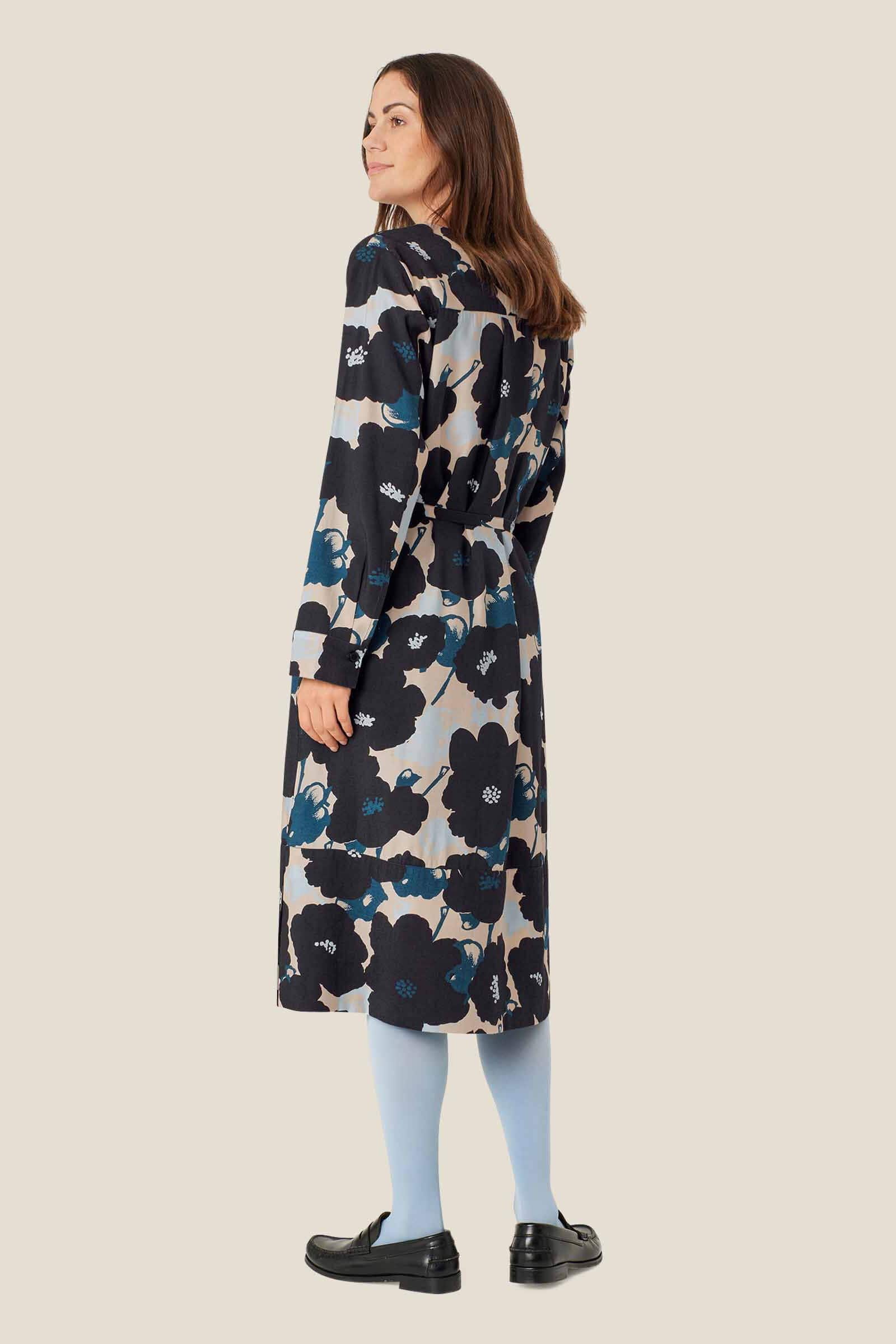 Nishan Printed Dress - Moonlit Ocean - Image 3
