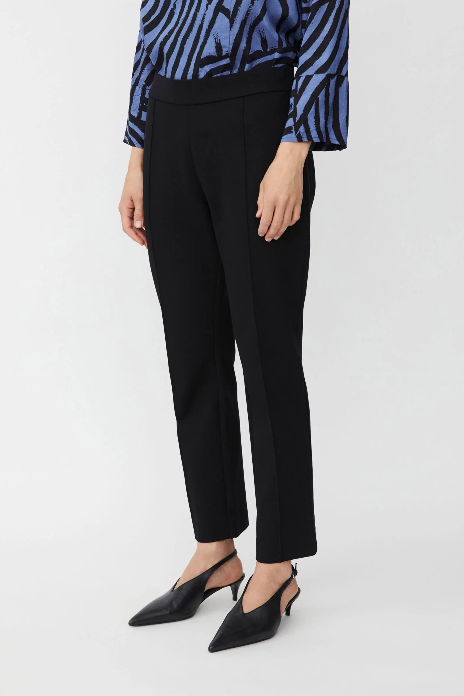 Polyanna Jersey Leggings - Black - Image 3