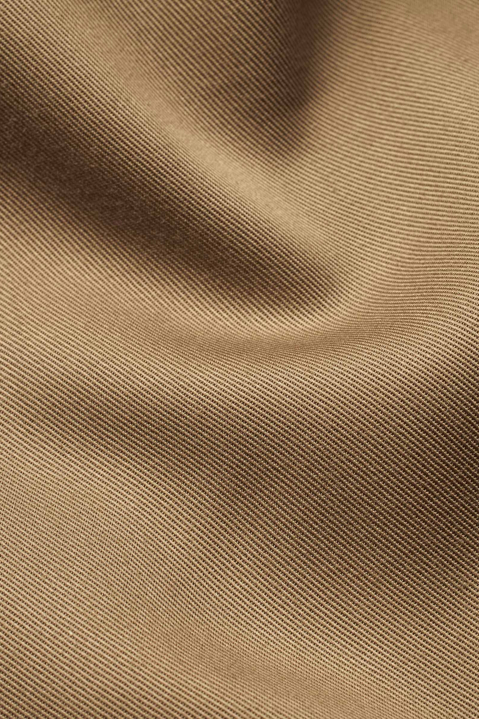 Punna Pleated Ankle Grazer Trousers - Petrified Oak - Image 6