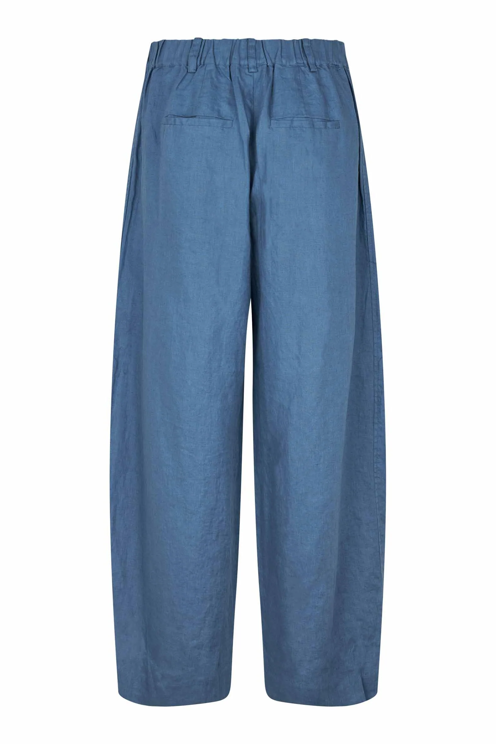 Punna Straight Leg Trousers - Ensign Blue - Image 7