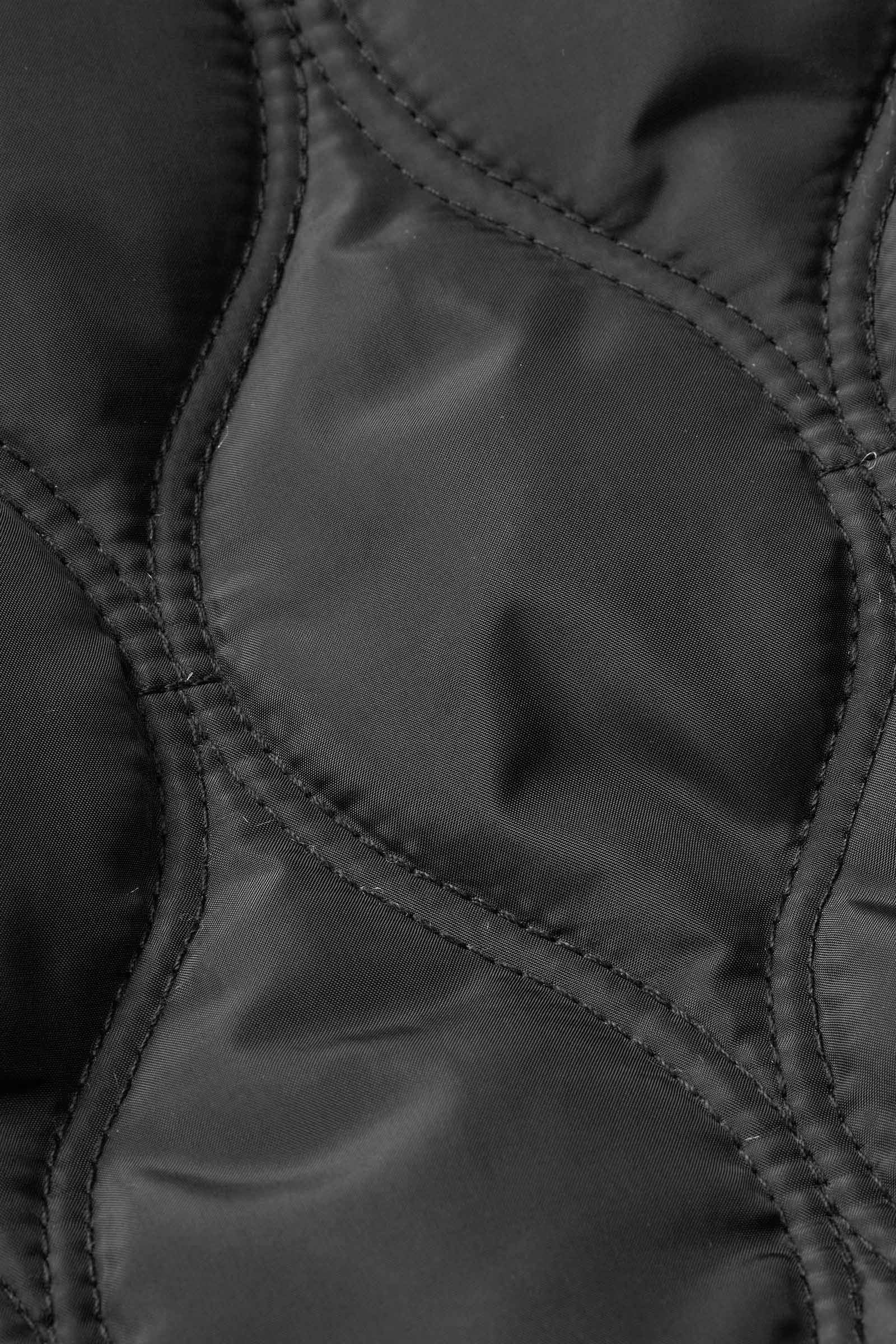 Tessani Quilted Coat - Black - Image 3
