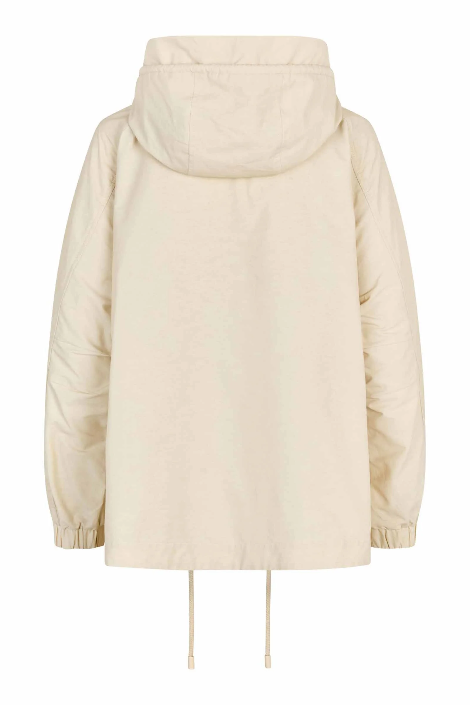 Tovie Lightweight Cotton Jacket - Oyster White - Image 2