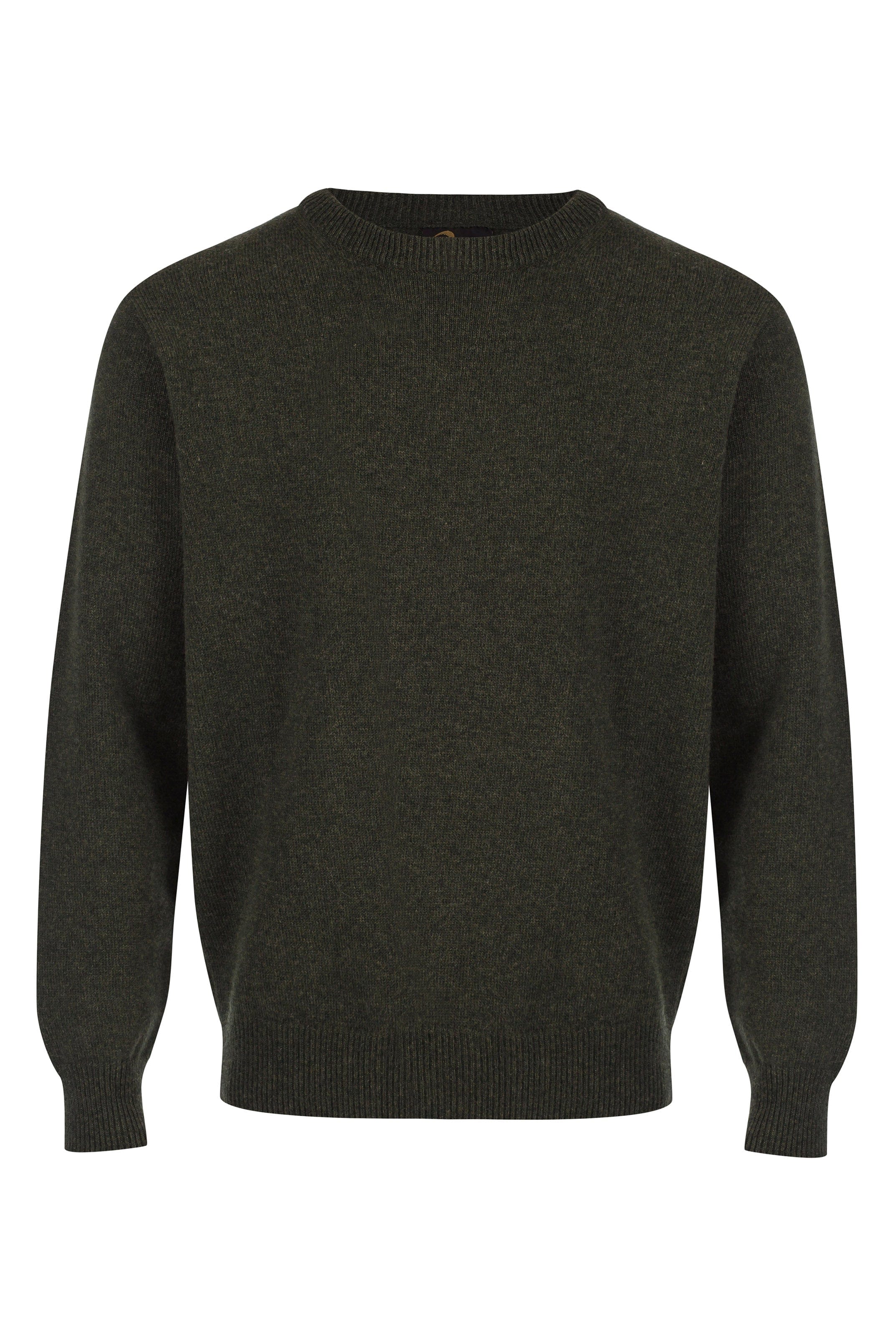 Lambswool Crew Neck Jumper - Forest