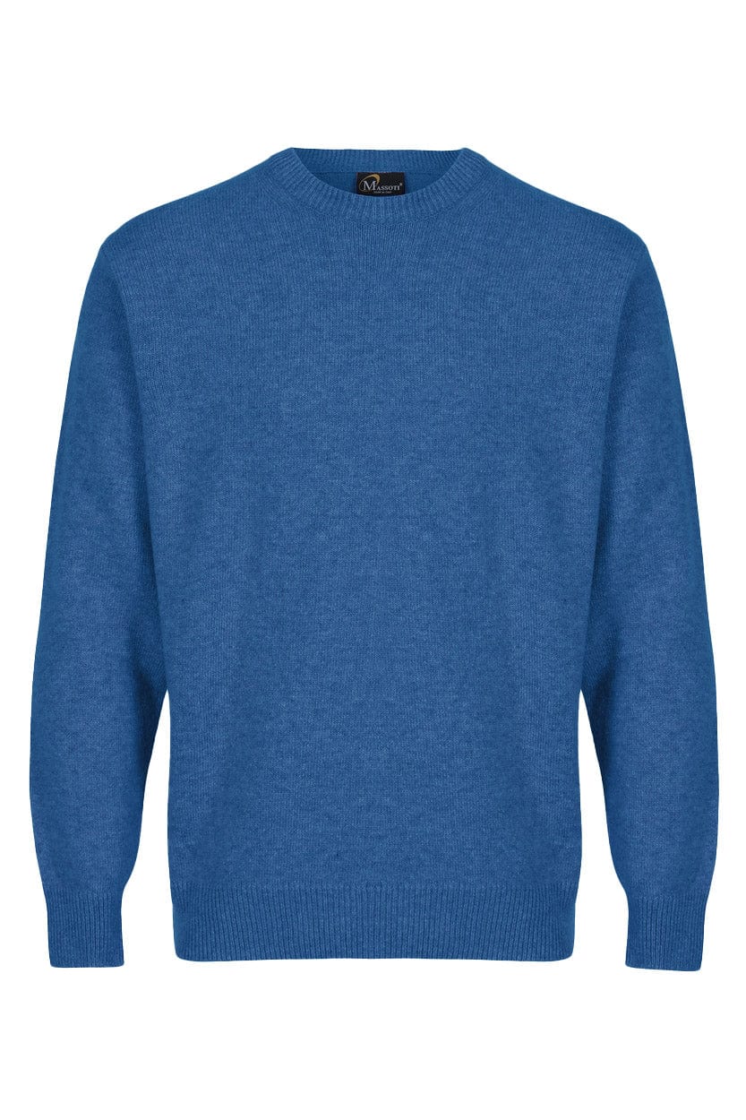 Lambswool Crew Neck Jumper - Royal