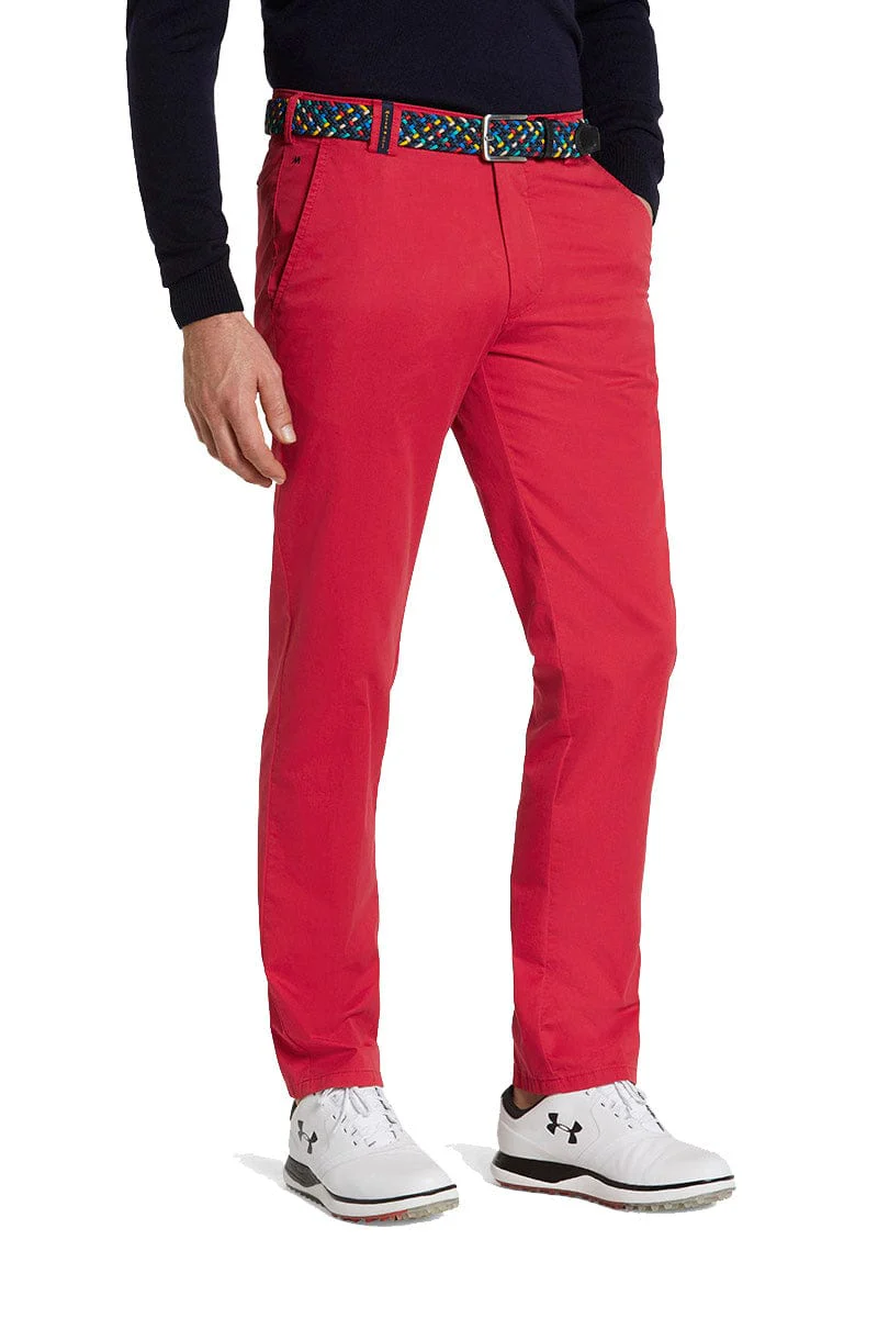Augusta High Performance Golf Trousers - Red
