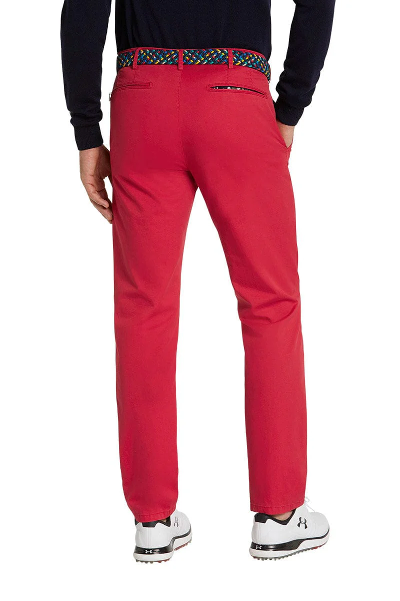 Augusta High Performance Golf Trousers - Red - Image 2