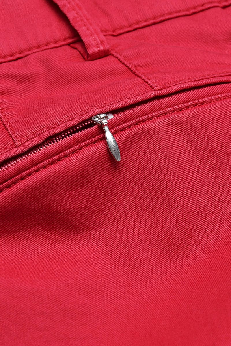 Augusta High Performance Golf Trousers - Red - Image 5