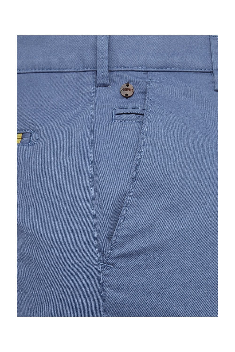 B-Palma Cotton Stretch Chino Shorts - Blue - Image 5